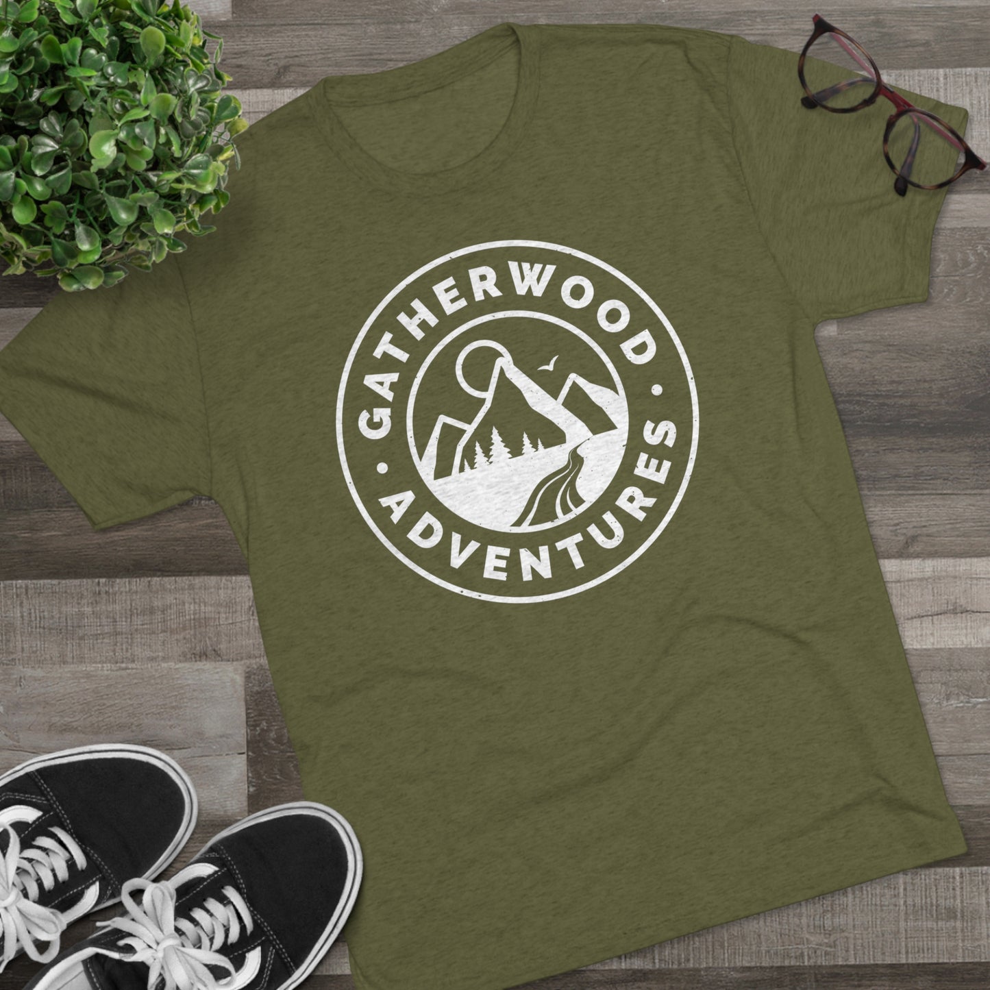Gatherwood Adventures Unisex Tri-Blend Crew Tee