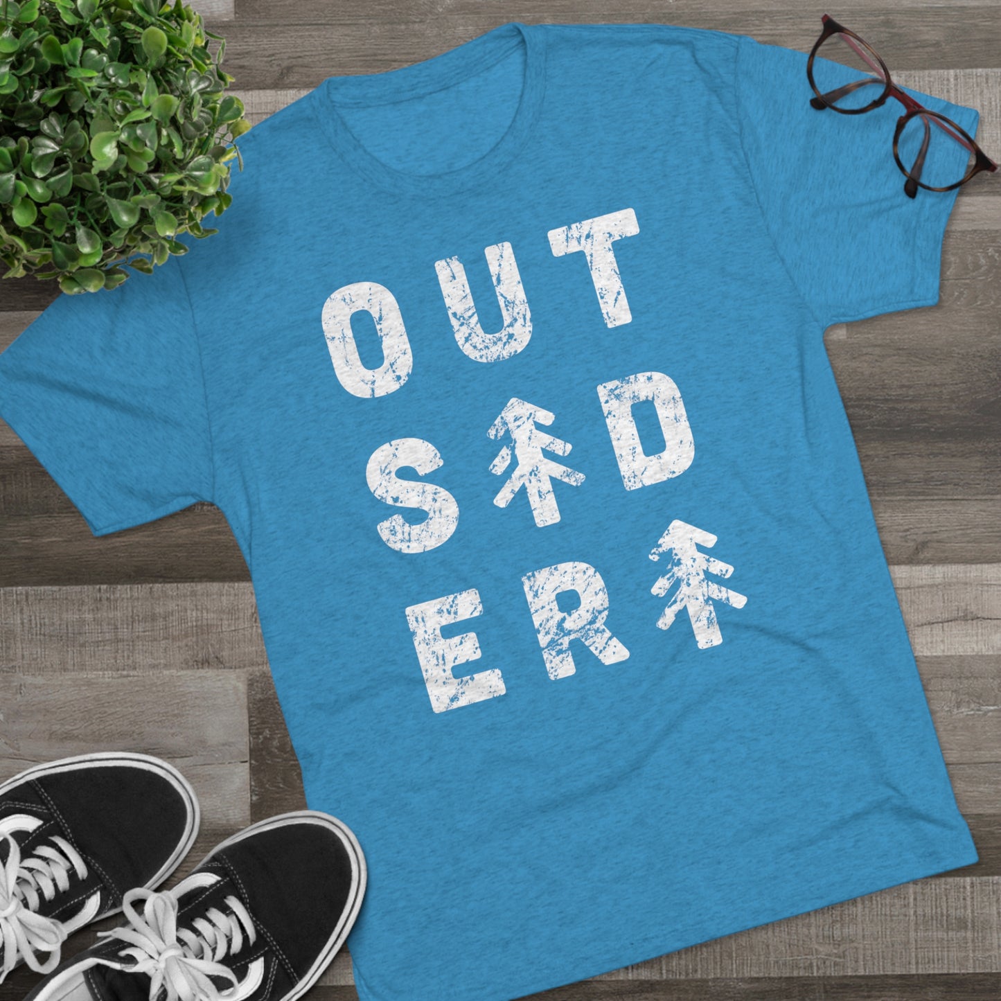 OUTSIDER Tri-Blend Crew Tee