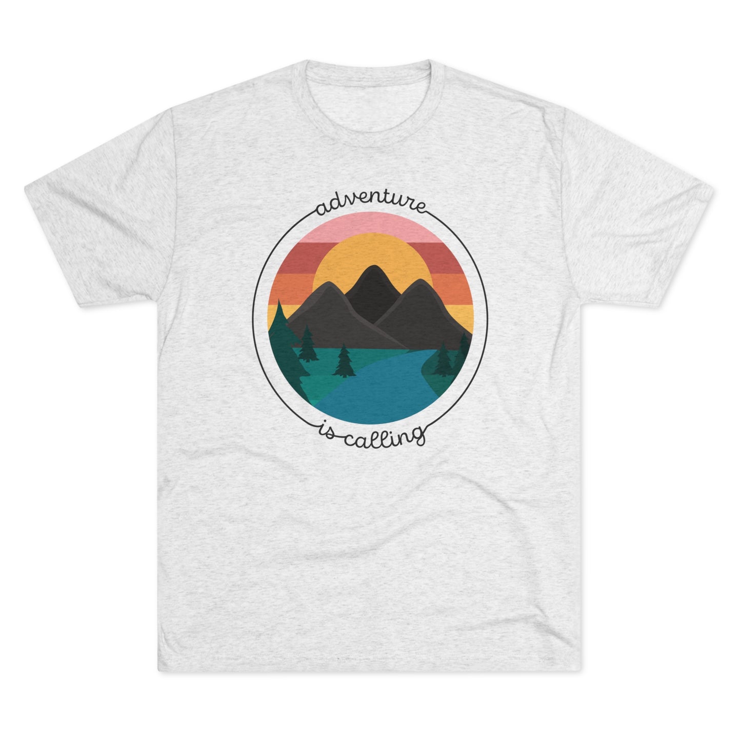 Adventure is Calling Unisex Tri-Blend Crew Tee