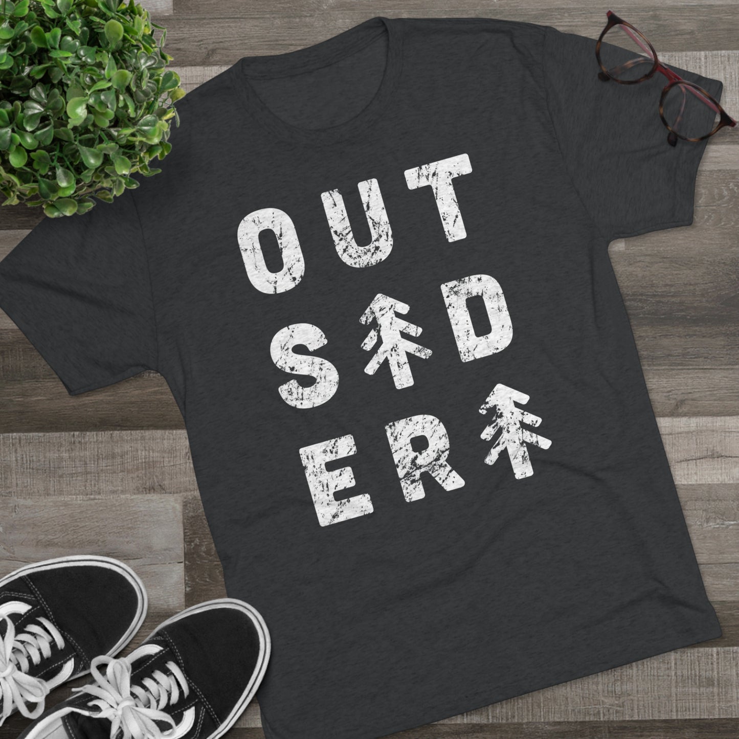OUTSIDER Tri-Blend Crew Tee