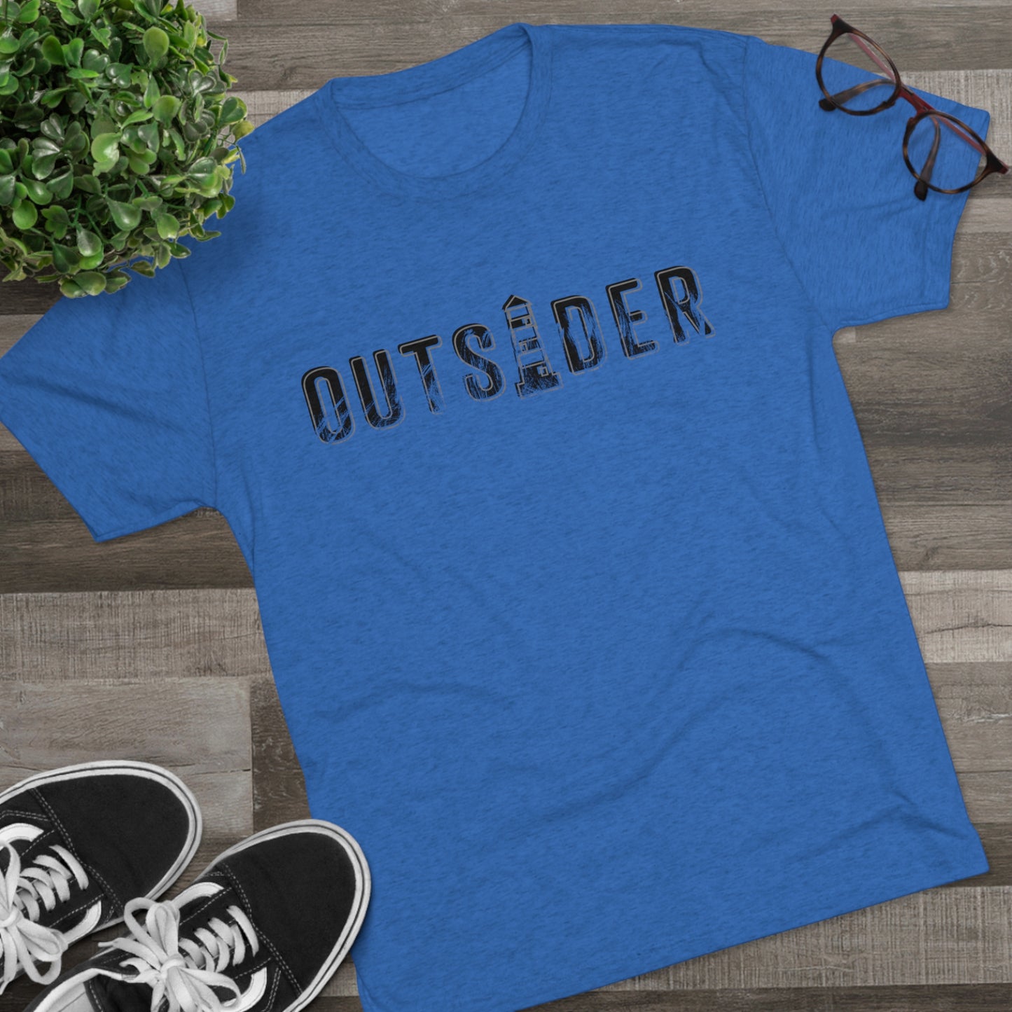 OUTSIDER Tri-Blend Crew Tee