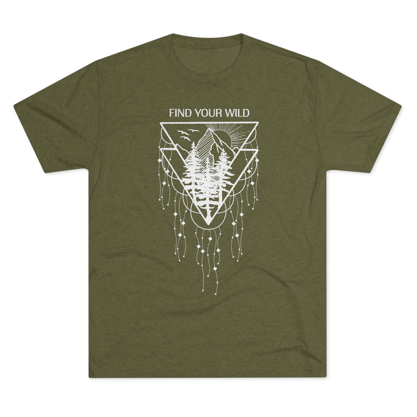 Find Your Wild Unisex Tri-Blend Crew Tee