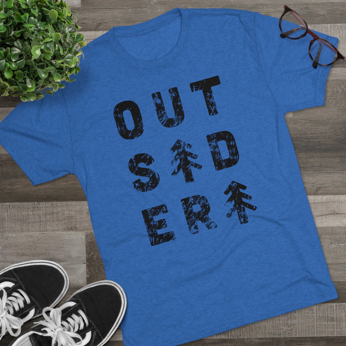 OUTSIDER Tri-Blend Crew Tee