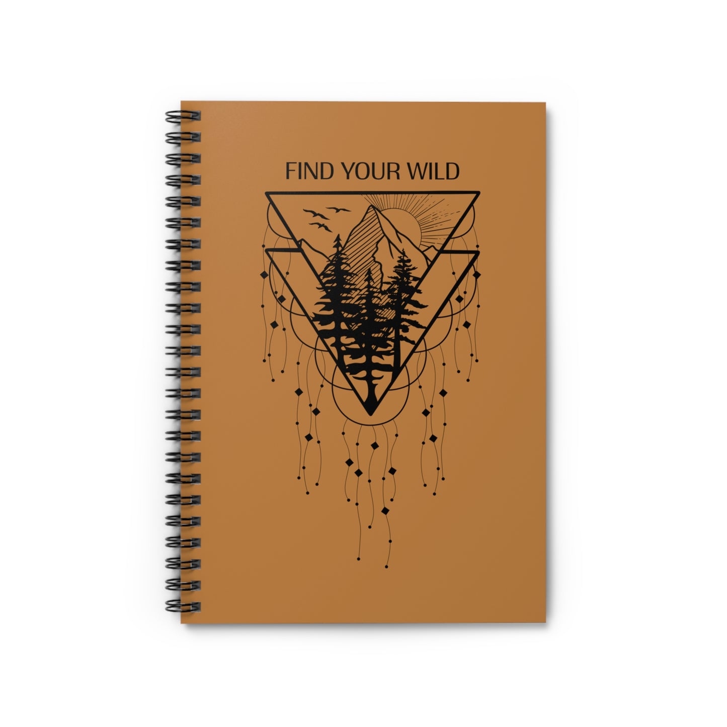 Find Your Wild Spiral Notebook - Ruled Line