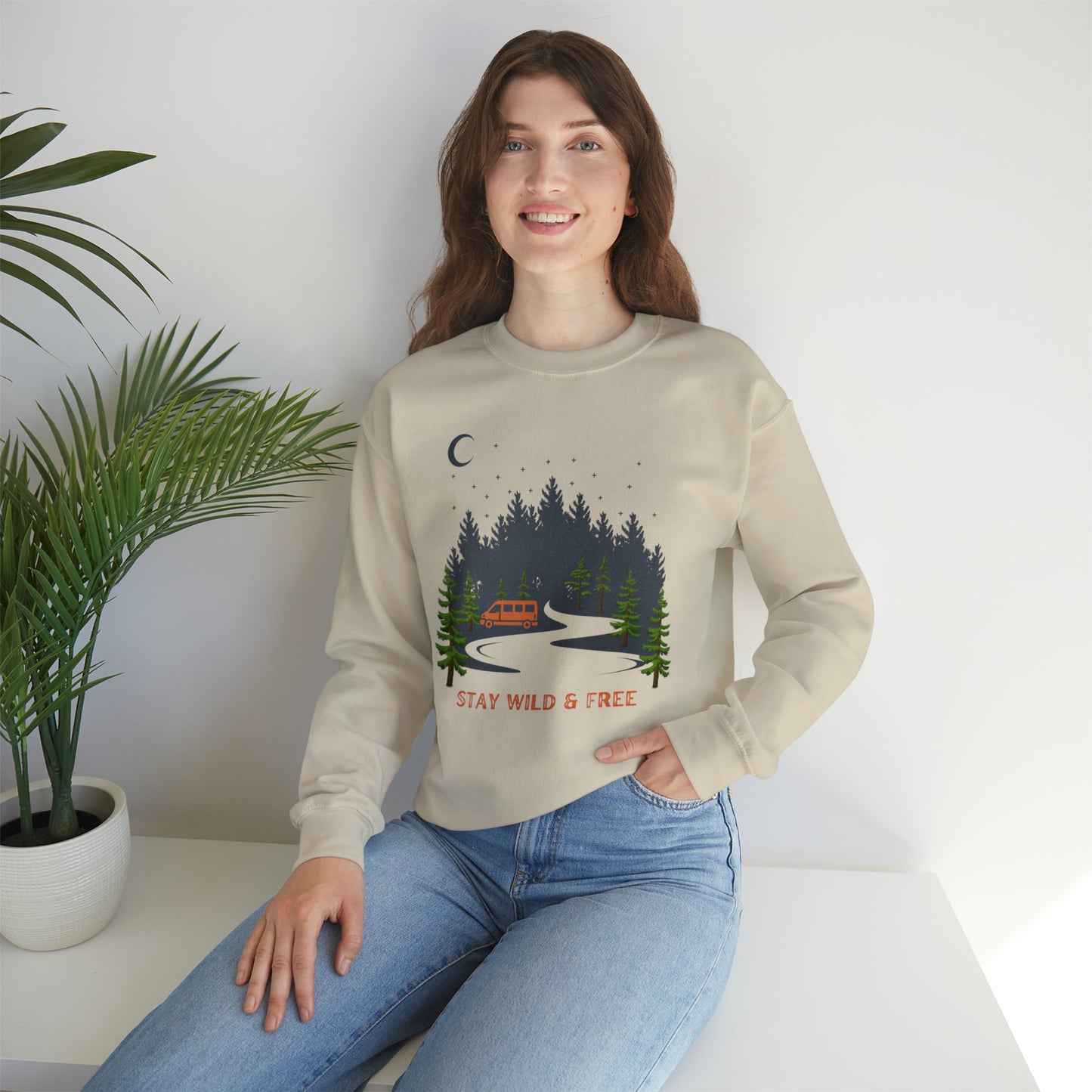 Stay Wild & Free Crewneck Sweatshirt