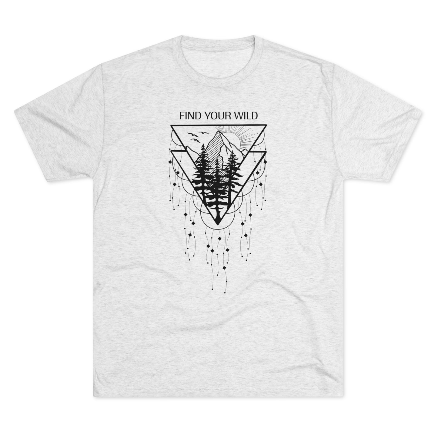Find Your Wild Unisex Tri-Blend Crew Tee