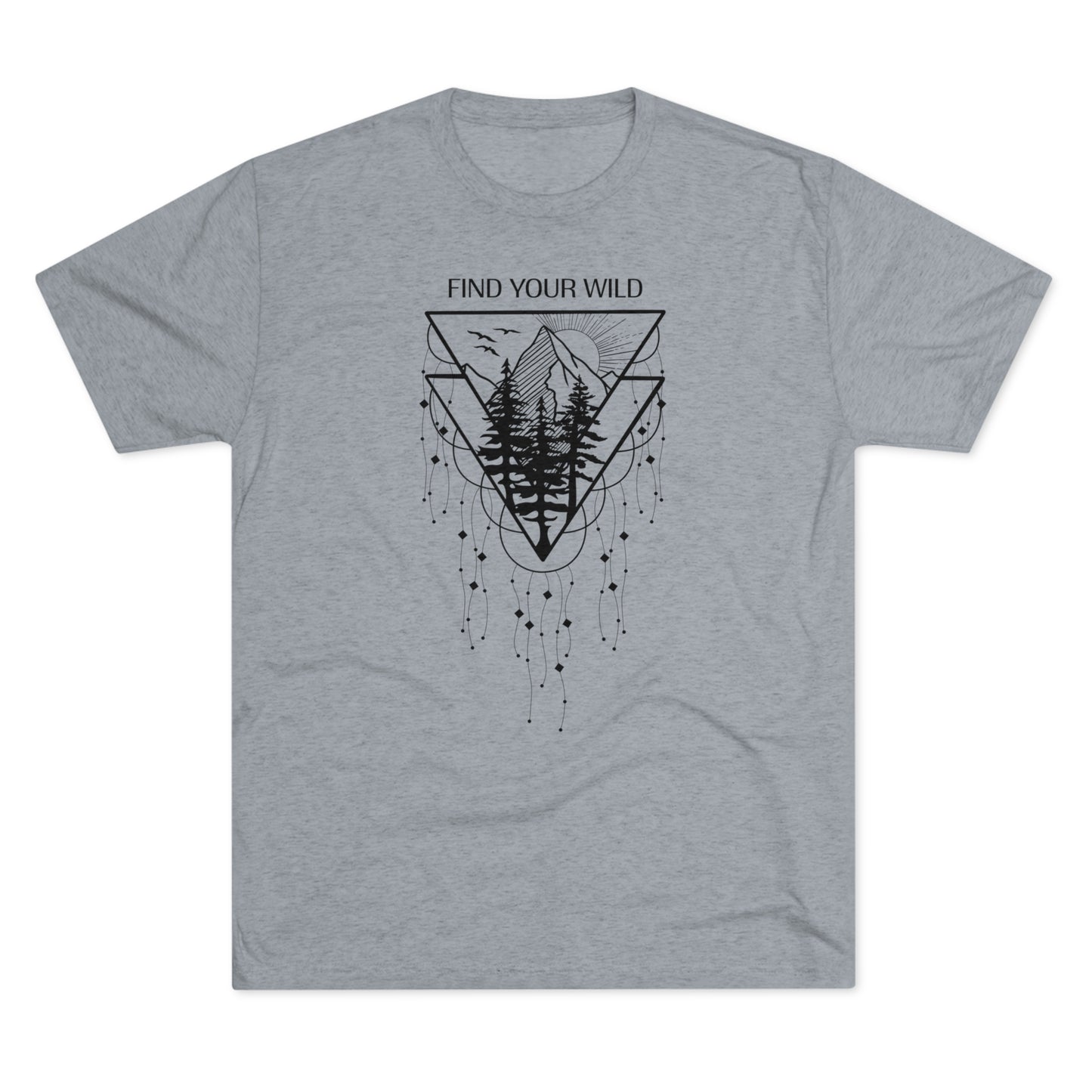 Find Your Wild Unisex Tri-Blend Crew Tee