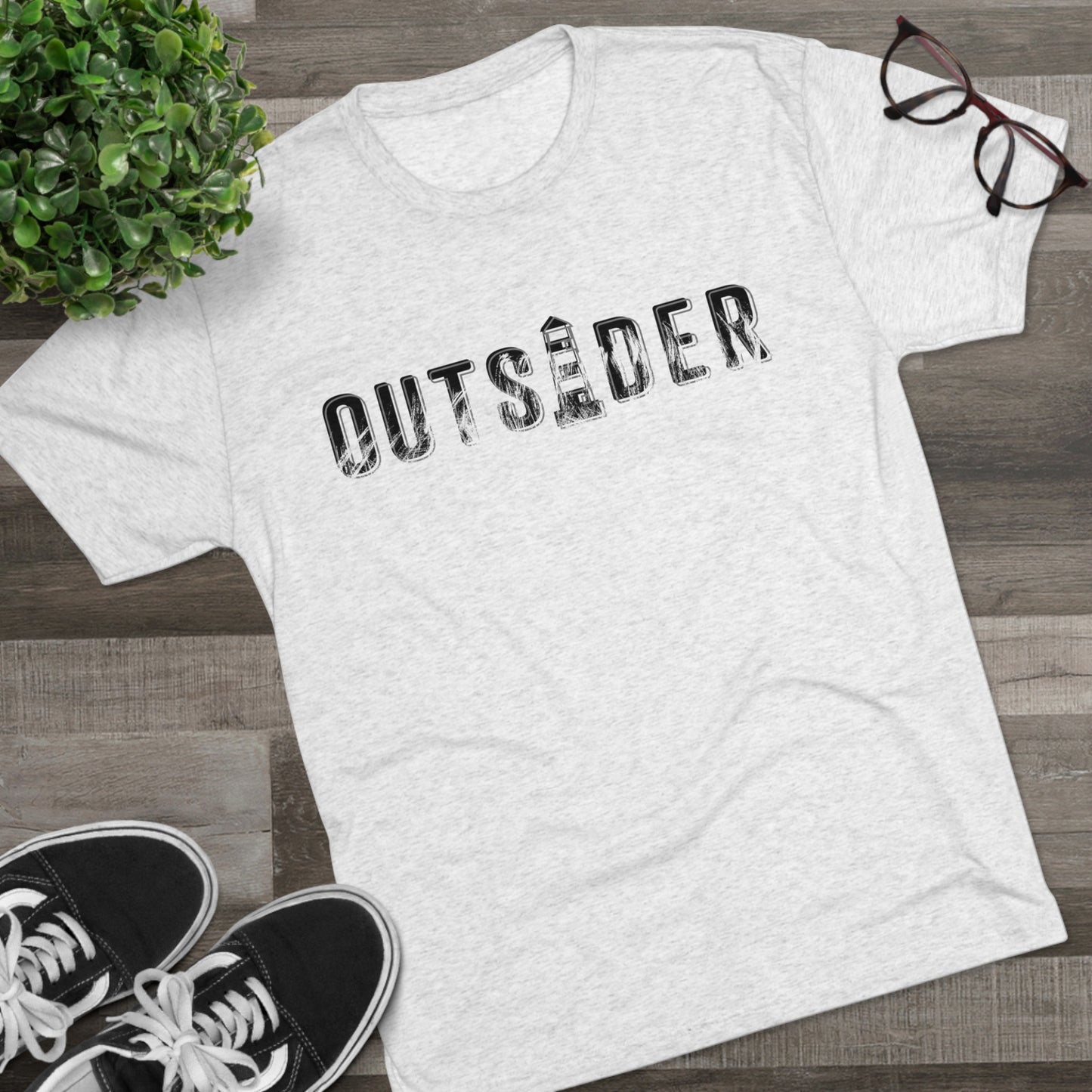 OUTSIDER Tri-Blend Crew Tee