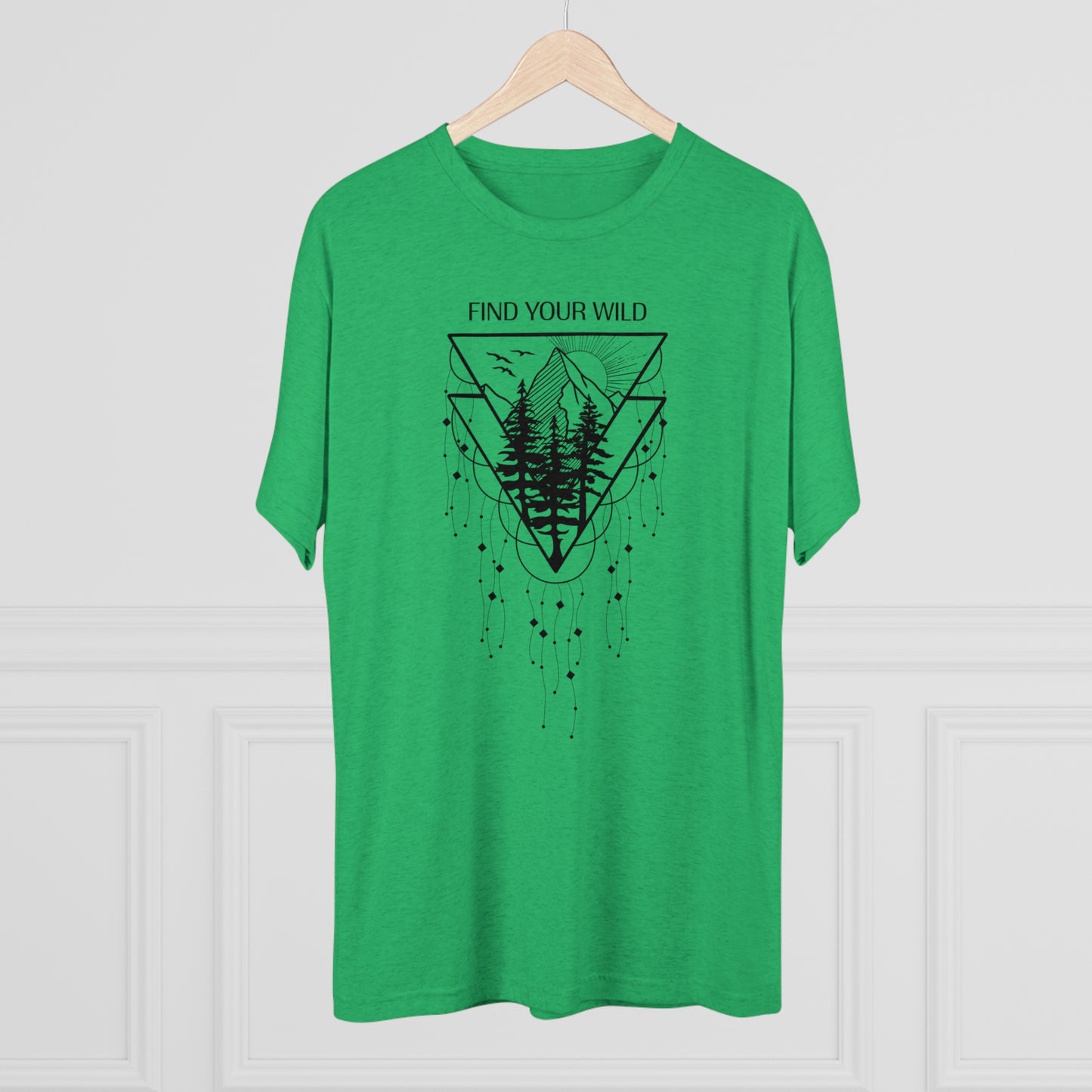 Find Your Wild Unisex Tri-Blend Crew Tee