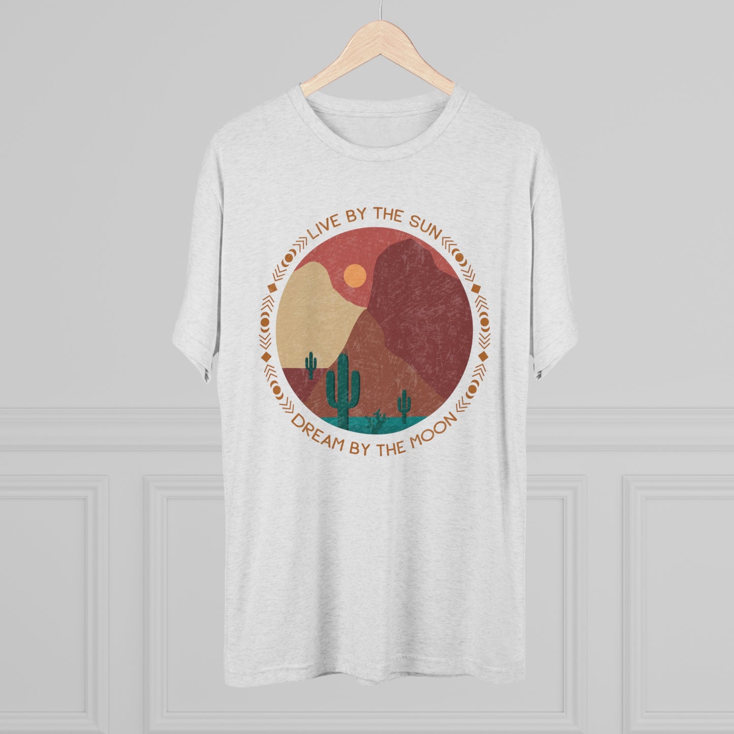 Live by the Sun Dream by the Moon Desert Tri-Blend Crew Tee