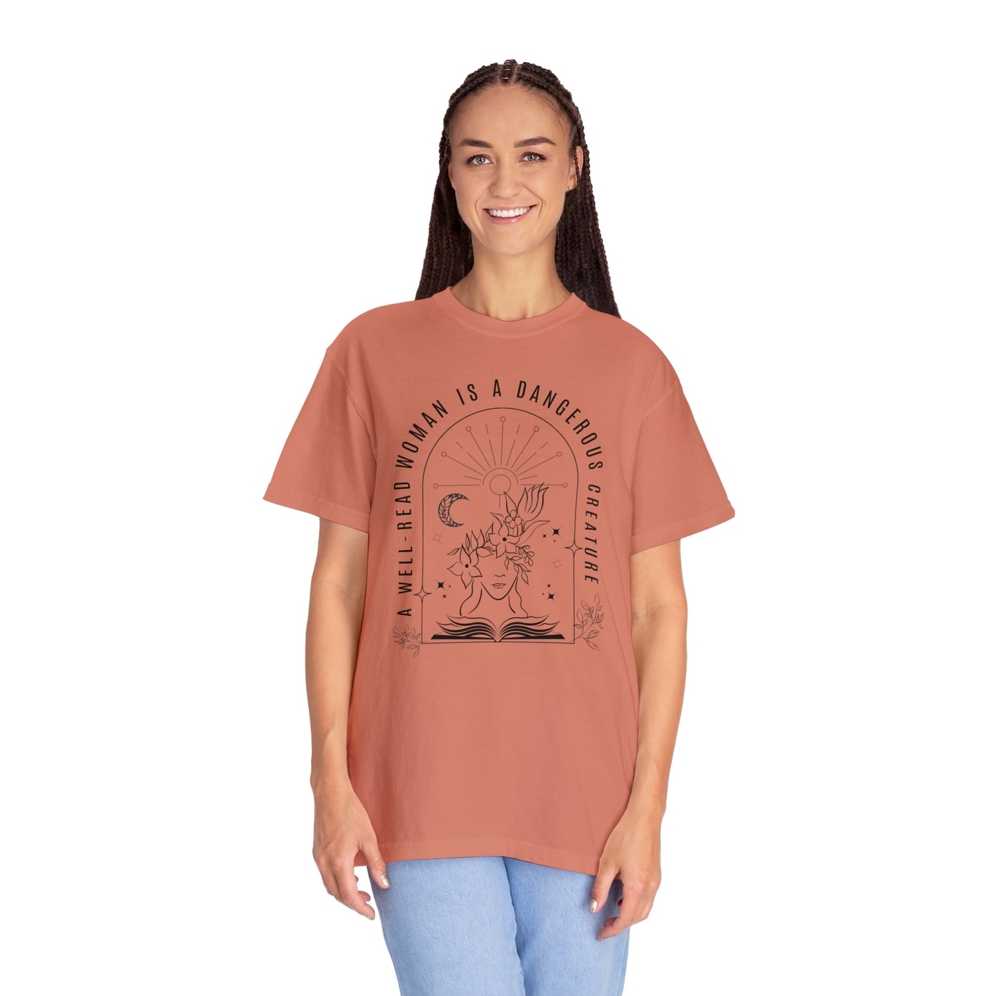 A Well-Read Woman is a Dangerous Creature Comfort Colors Garment-Dyed T-shirt