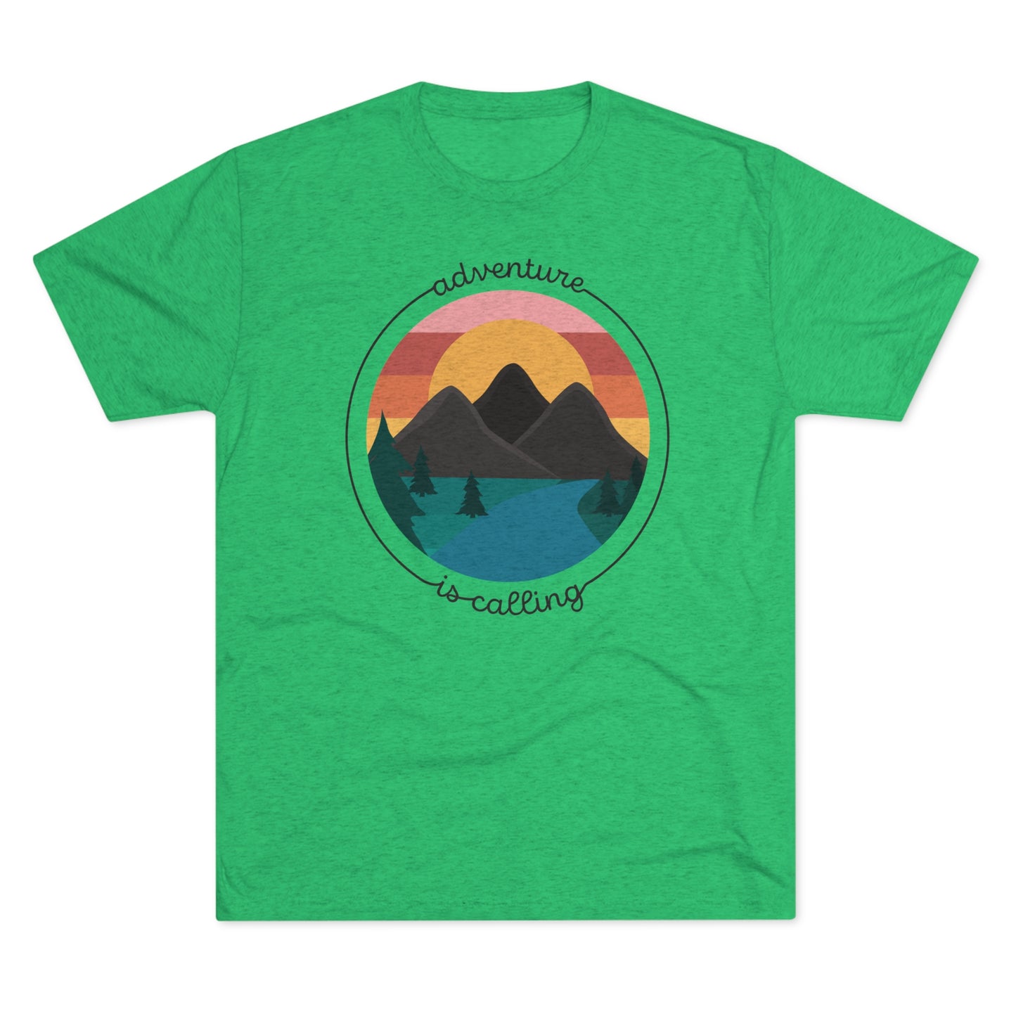 Adventure is Calling Unisex Tri-Blend Crew Tee