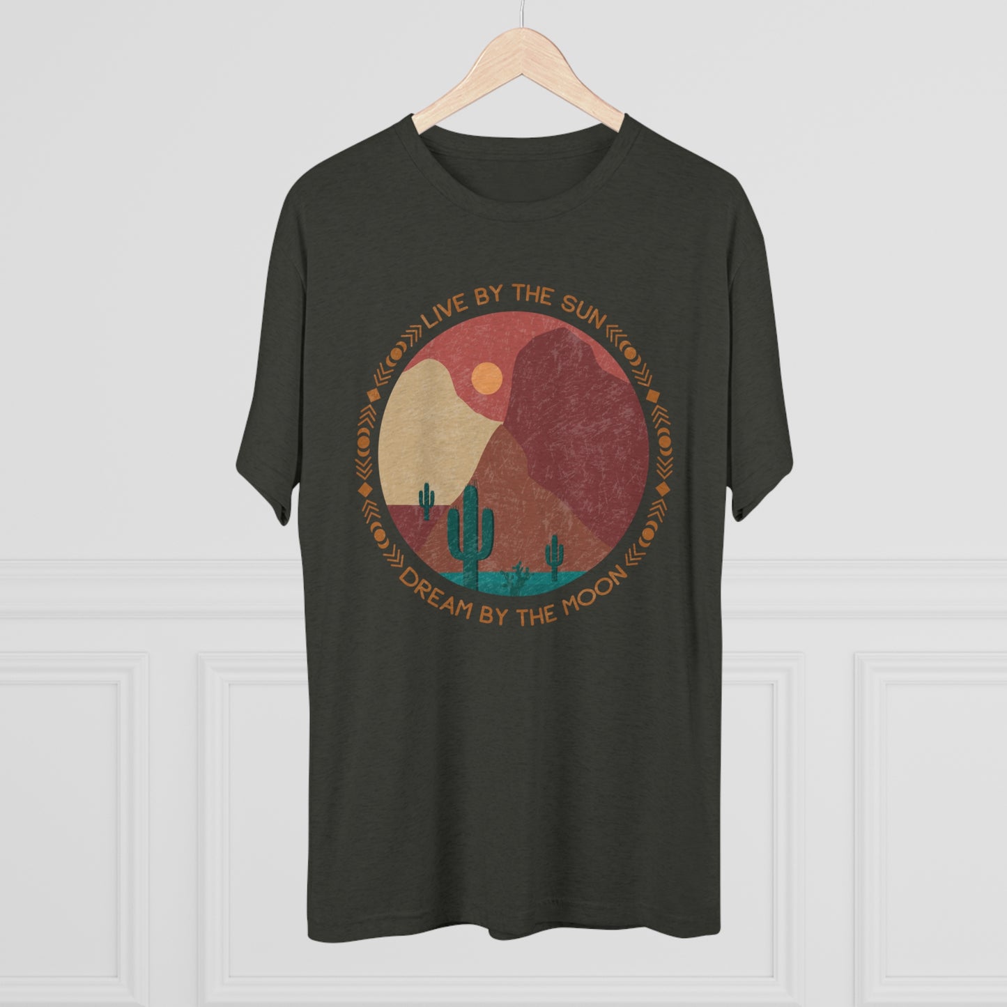 Live by the Sun Dream by the Moon Desert Tri-Blend Crew Tee