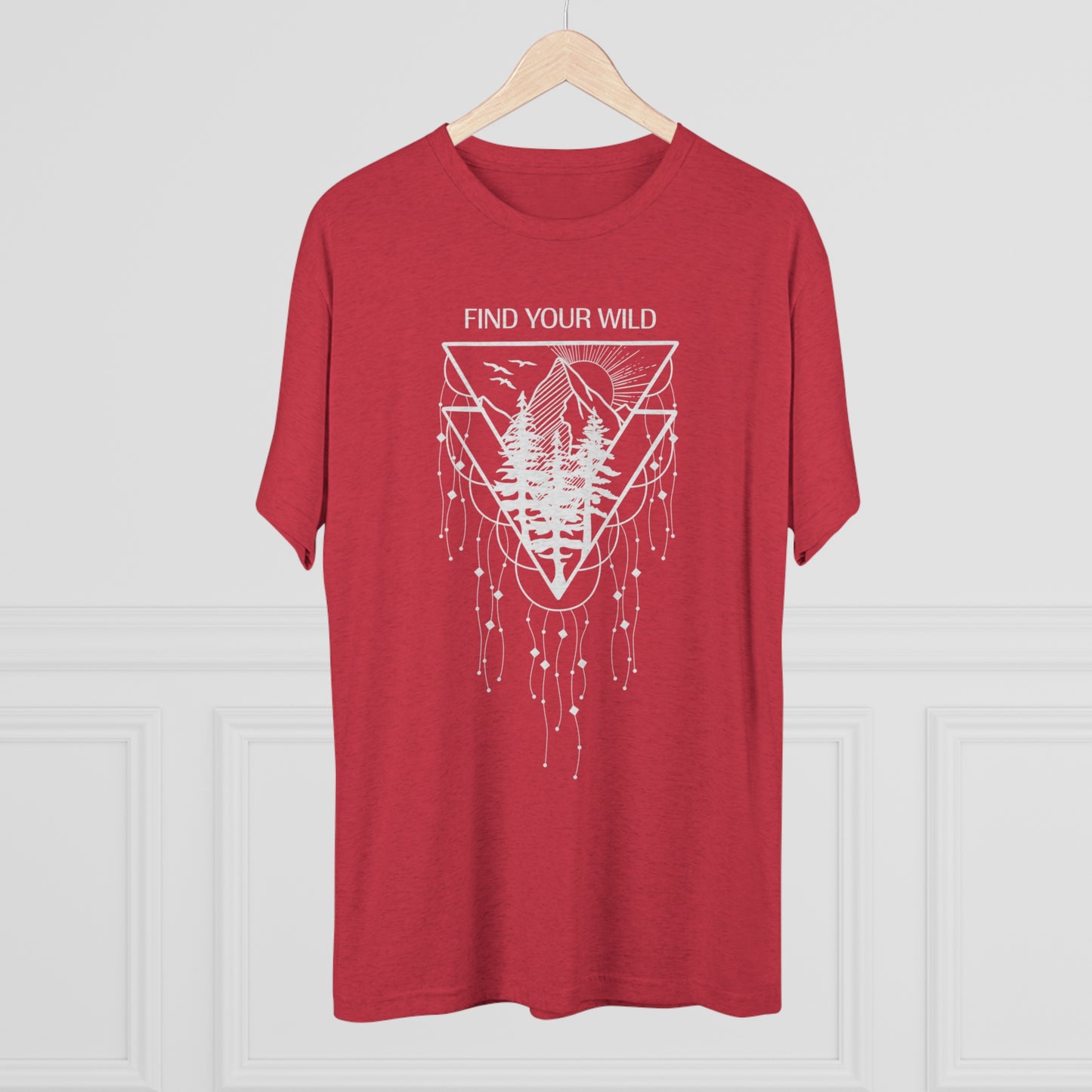 Find Your Wild Unisex Tri-Blend Crew Tee
