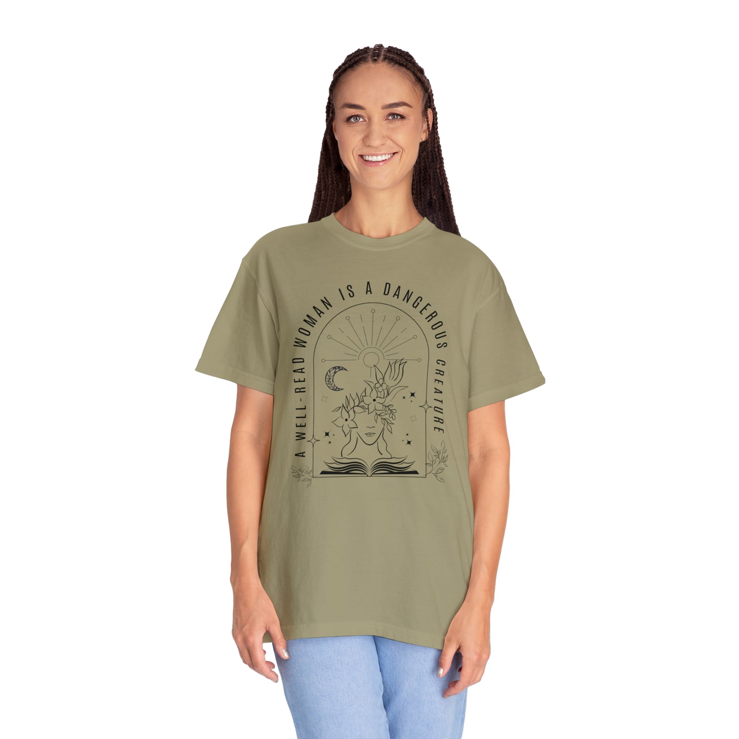 A Well-Read Woman is a Dangerous Creature Comfort Colors Garment-Dyed T-shirt