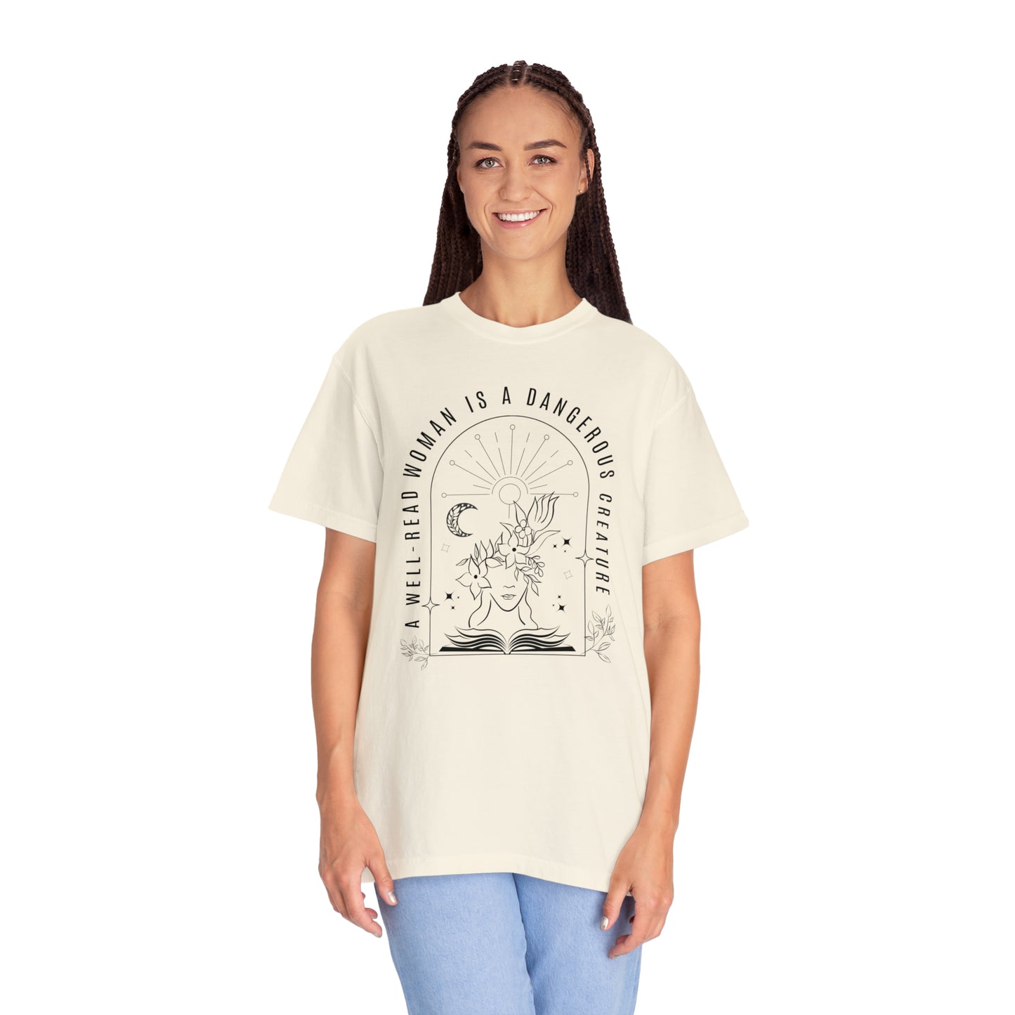 A Well-Read Woman is a Dangerous Creature Comfort Colors Garment-Dyed T-shirt