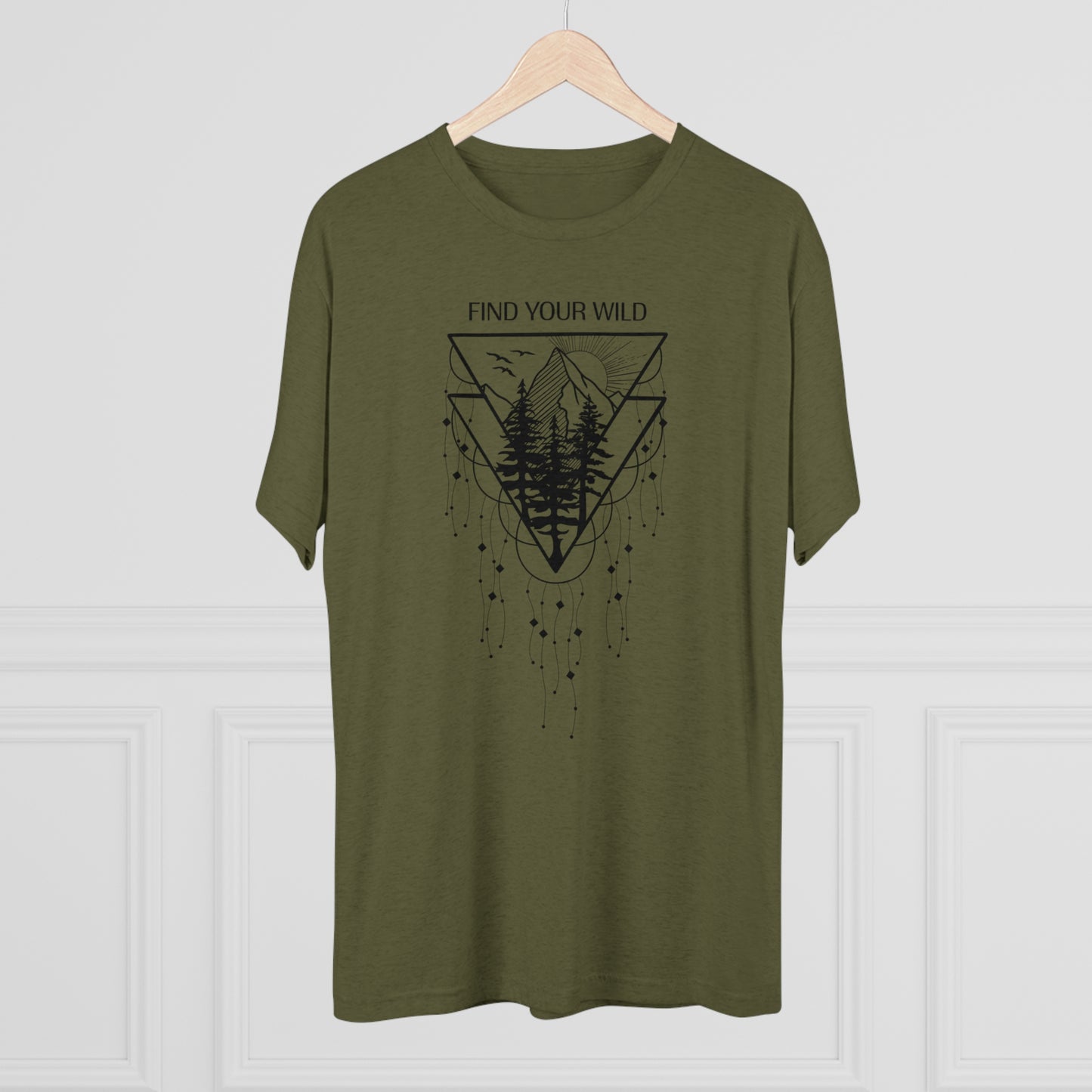 Find Your Wild Unisex Tri-Blend Crew Tee