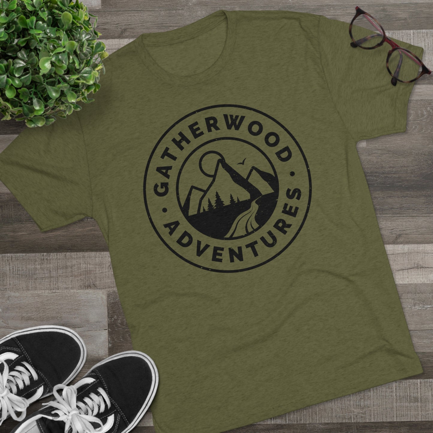 Gatherwood Adventures Unisex Tri-Blend Crew Tee