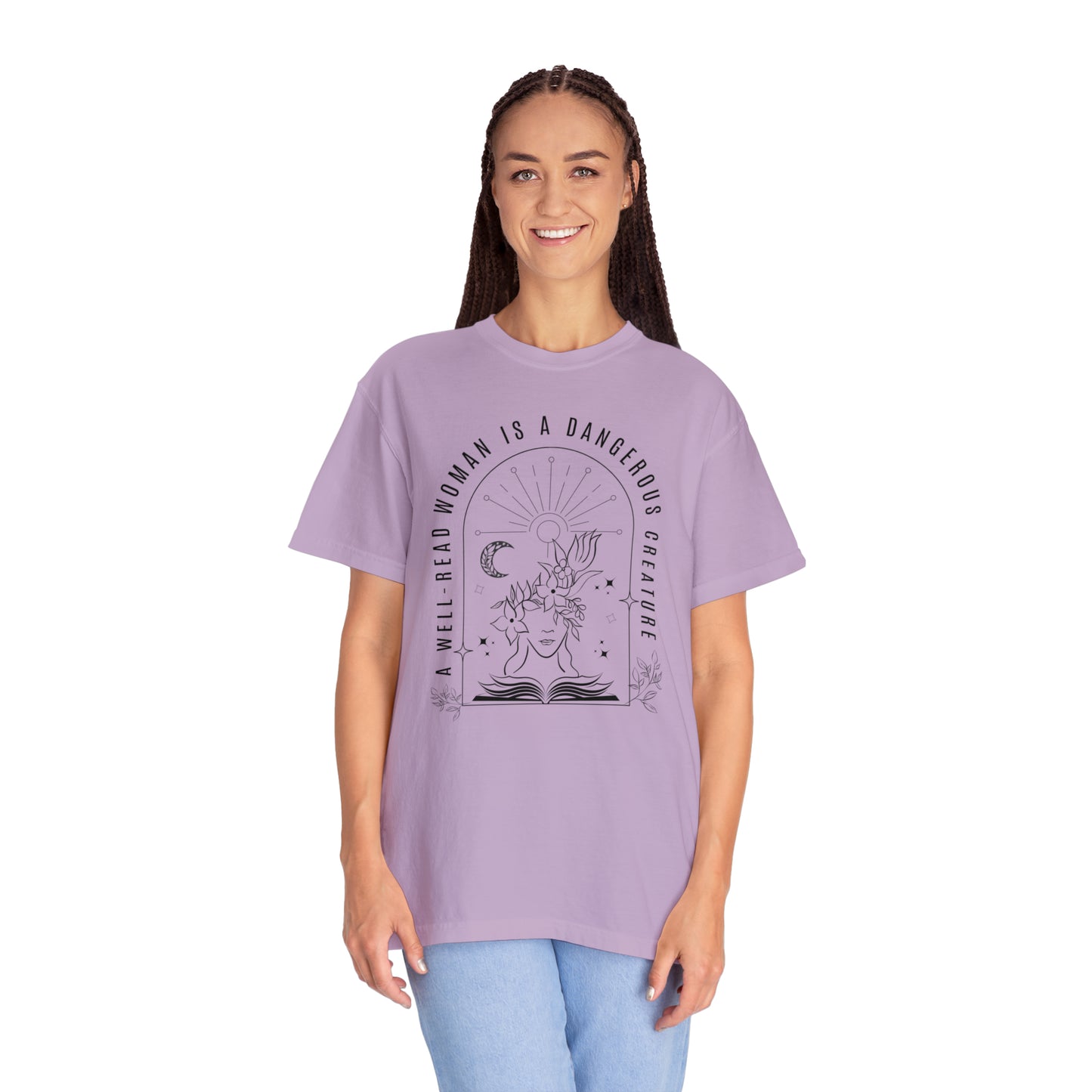 A Well-Read Woman is a Dangerous Creature Comfort Colors Garment-Dyed T-shirt