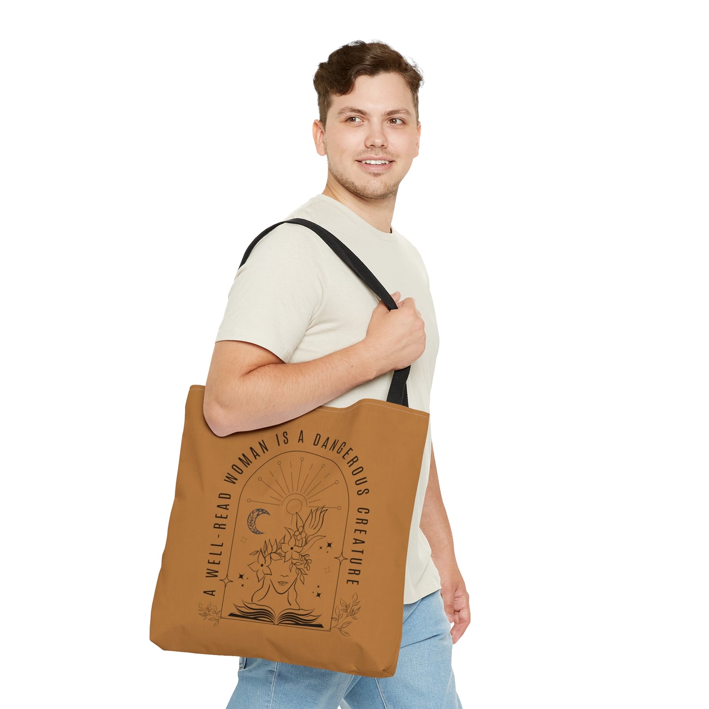 A Well-Read Woman is a Dangerous Creature LARGE Tote Bag