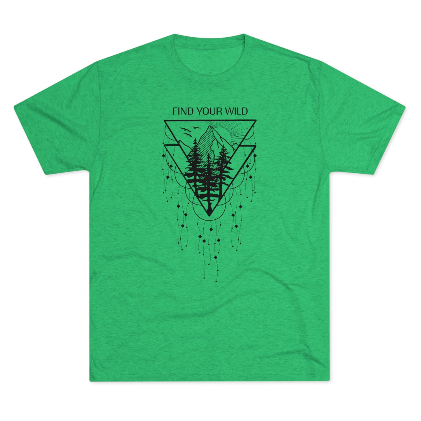 Find Your Wild Unisex Tri-Blend Crew Tee