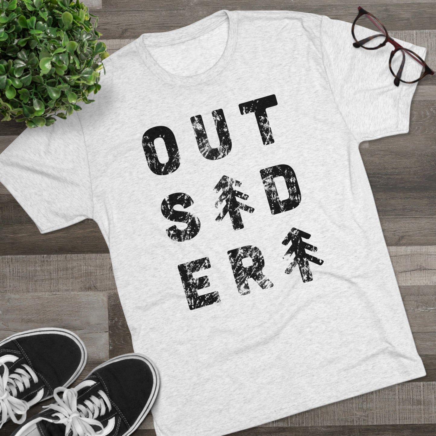 OUTSIDER Tri-Blend Crew Tee