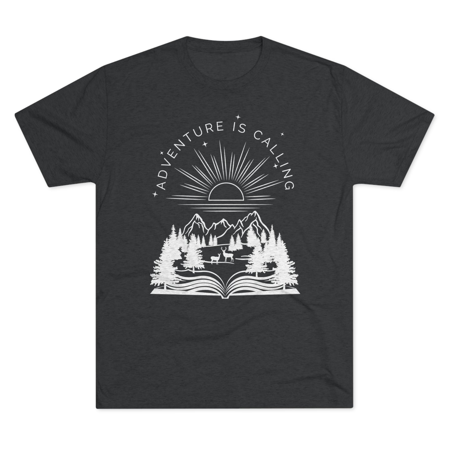 Adventure is Calling Tri-Blend Crew Tee