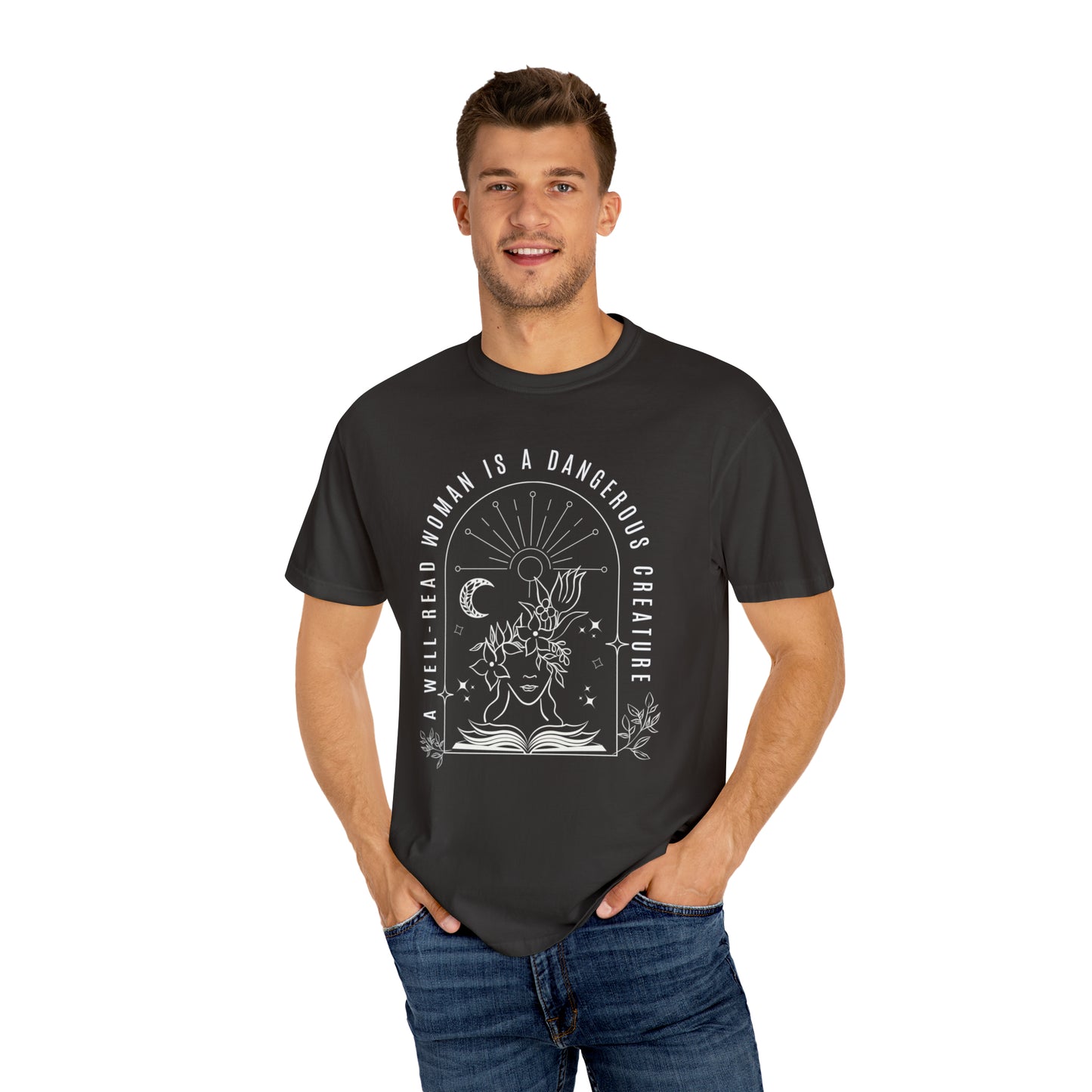 A Well-Read Woman is a Dangerous Creature Comfort Colors Garment-Dyed T-shirt