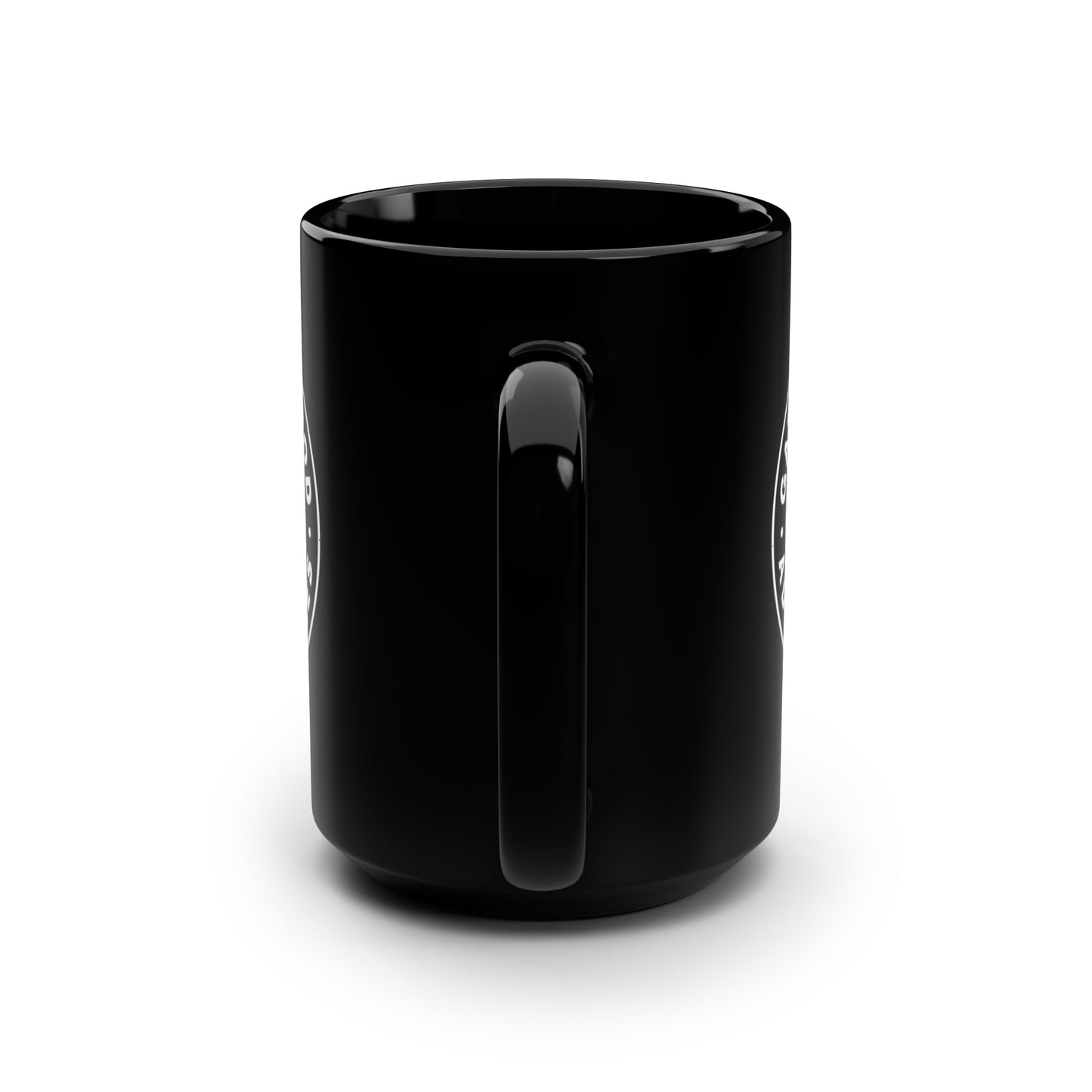Gatherwood Adventures Black Mug, 15oz
