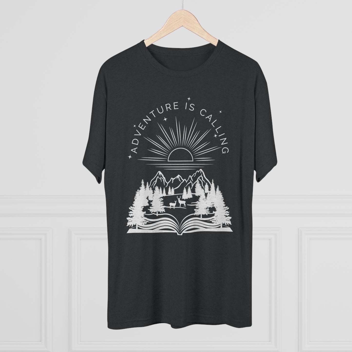 Adventure is Calling Tri-Blend Crew Tee