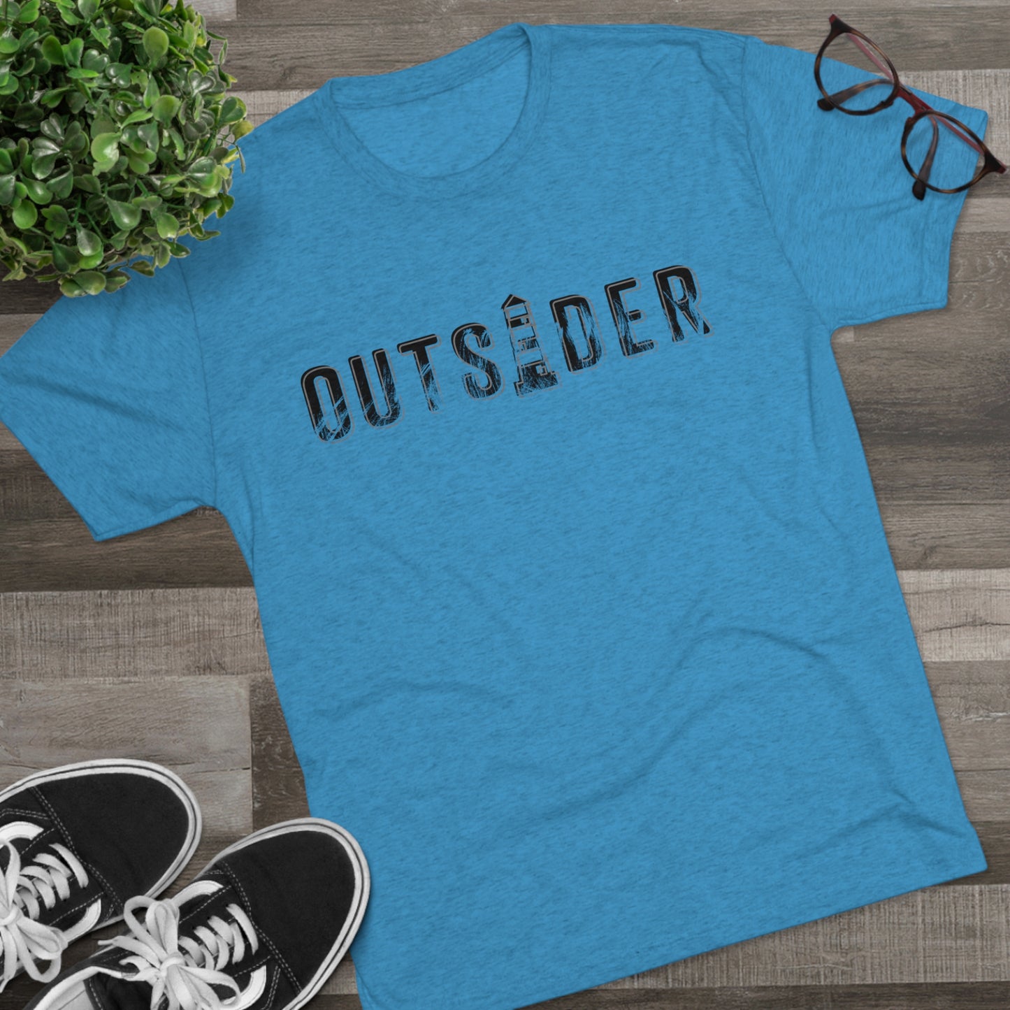 OUTSIDER Tri-Blend Crew Tee