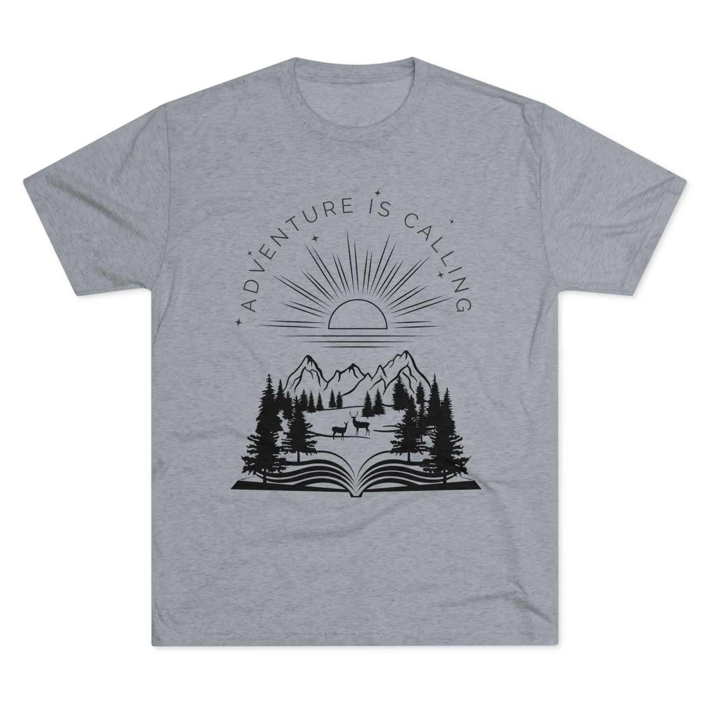 Adventure is Calling Tri-Blend Crew Tee