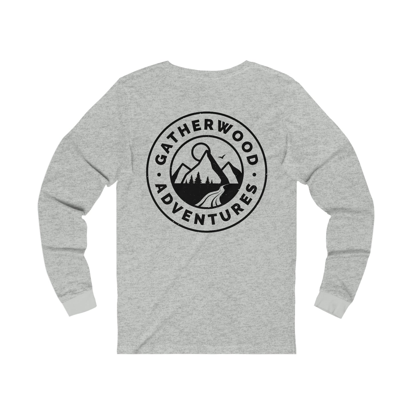 Design on back! Gatherwood Adventures Jersey Long Sleeve Tee