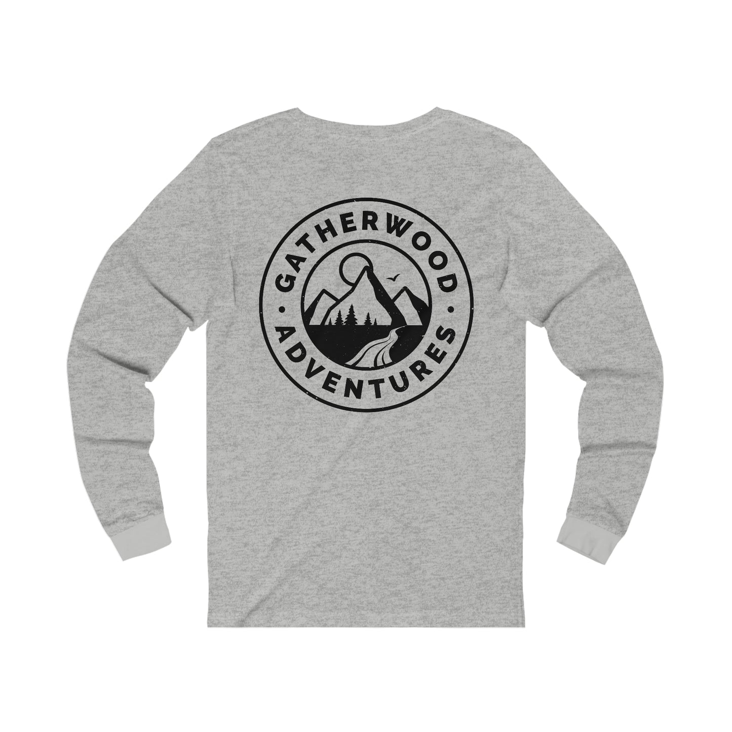 Design on back! Gatherwood Adventures Jersey Long Sleeve Tee