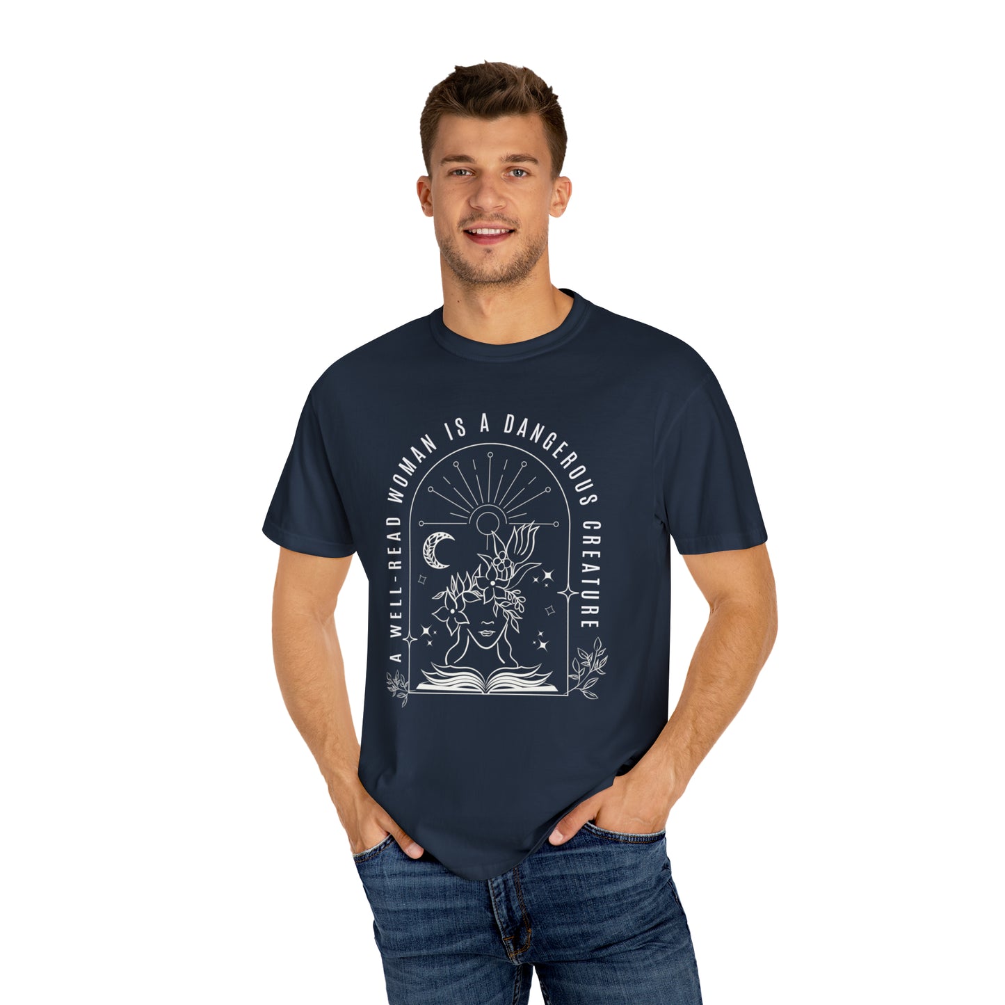 A Well-Read Woman is a Dangerous Creature Comfort Colors Garment-Dyed T-shirt