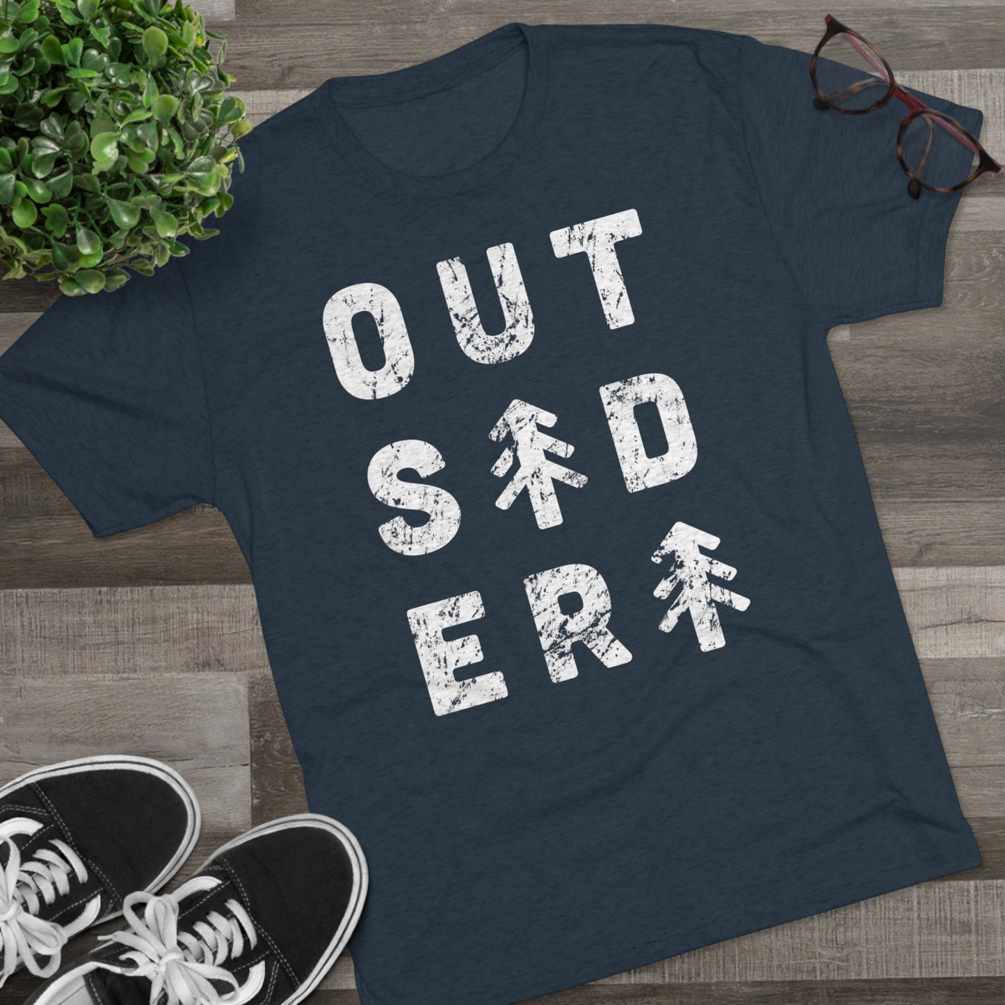 OUTSIDER Tri-Blend Crew Tee