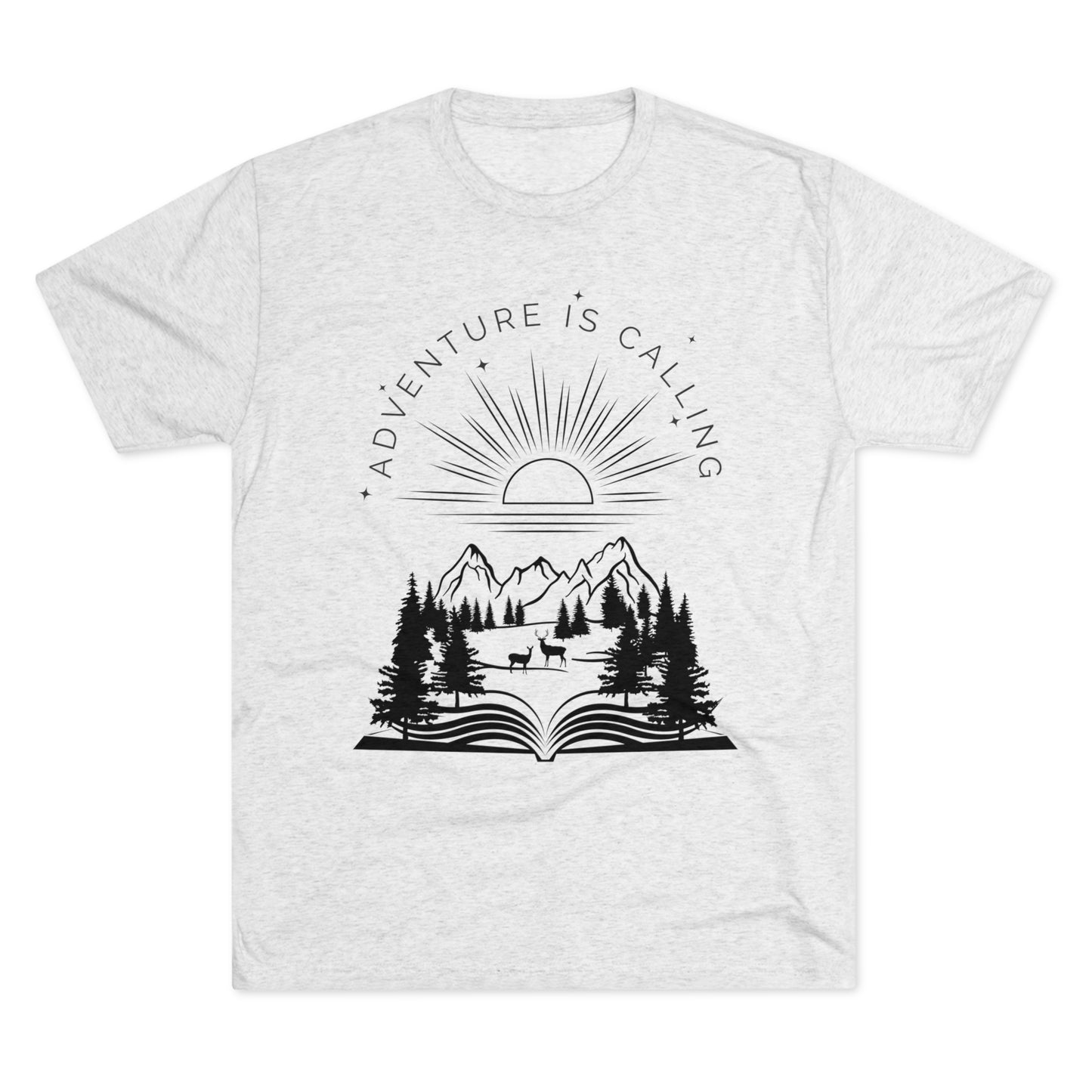 Adventure is Calling Tri-Blend Crew Tee