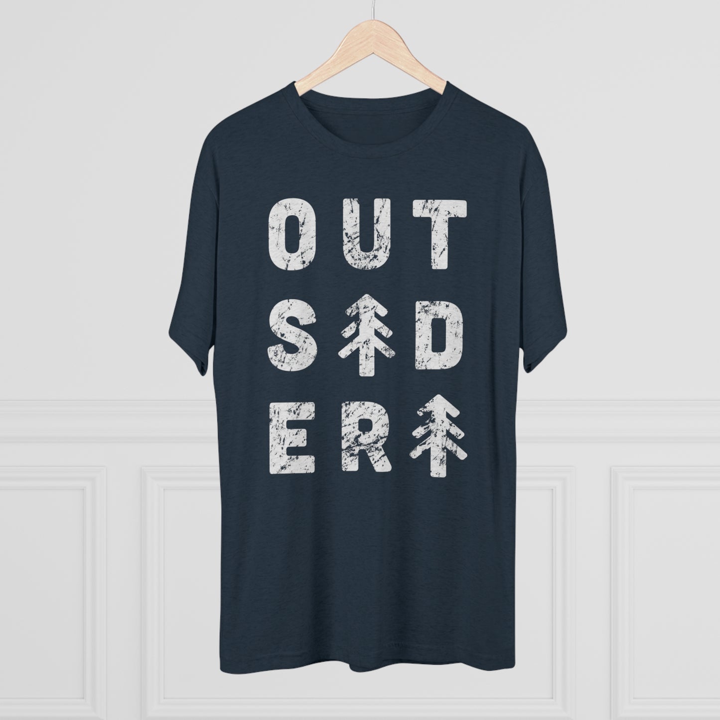 OUTSIDER Tri-Blend Crew Tee