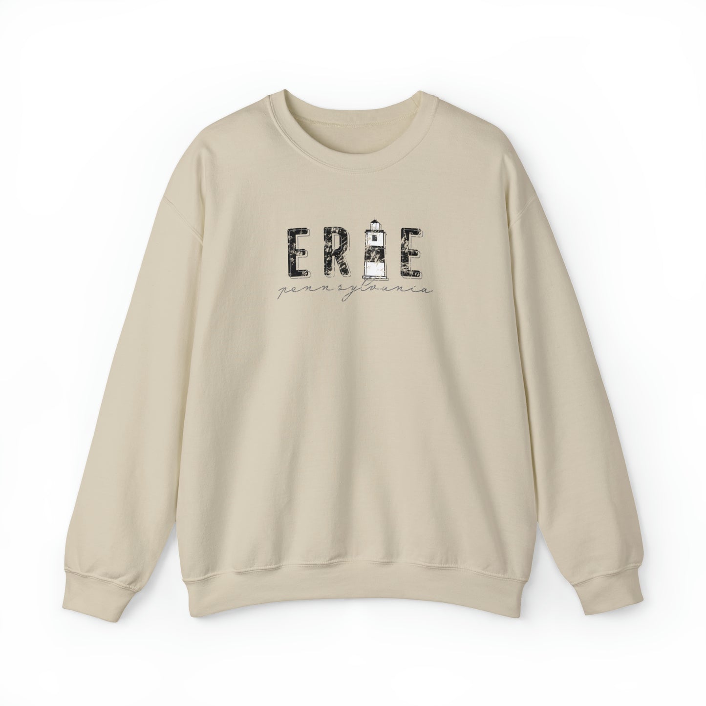 Erie, PA Pennsylvania Lake Erie Lighthouse Heavy Blend™ Crewneck Sweatshirt