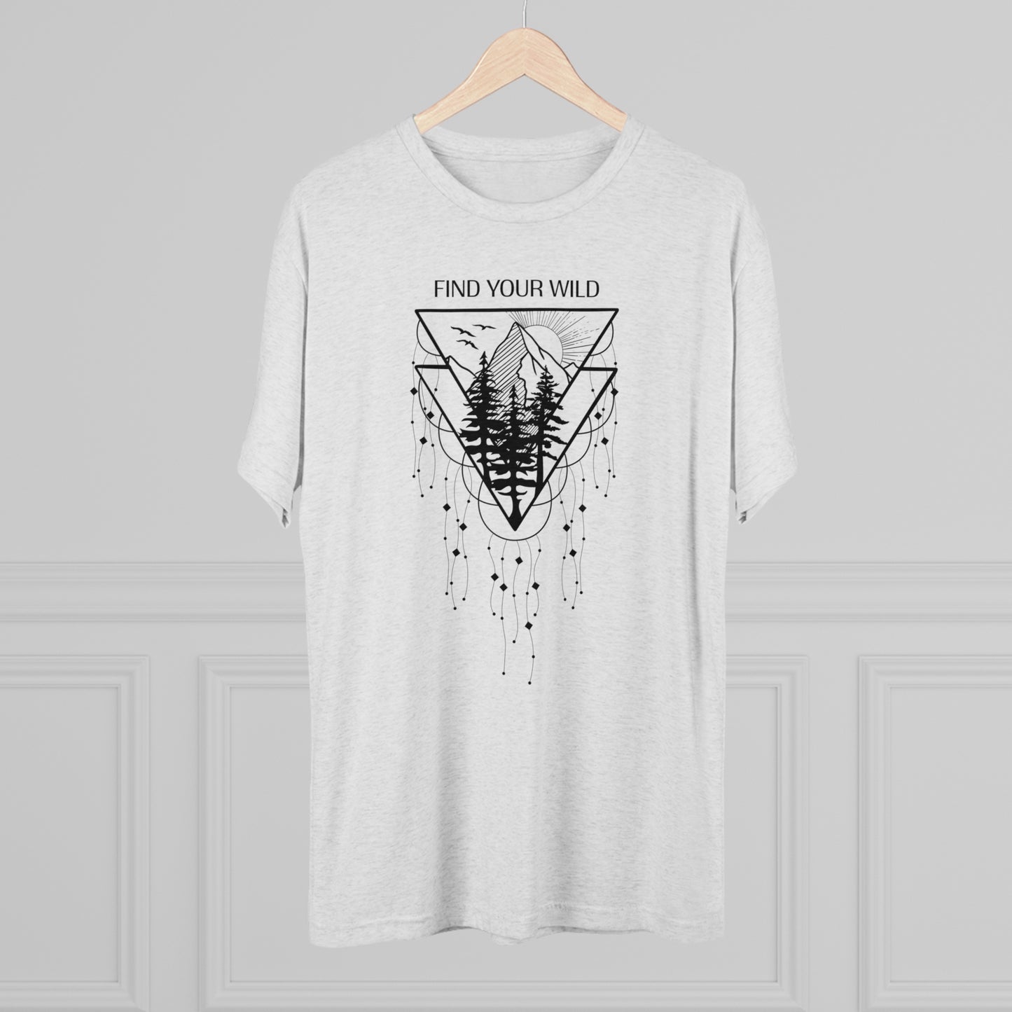 Find Your Wild Unisex Tri-Blend Crew Tee