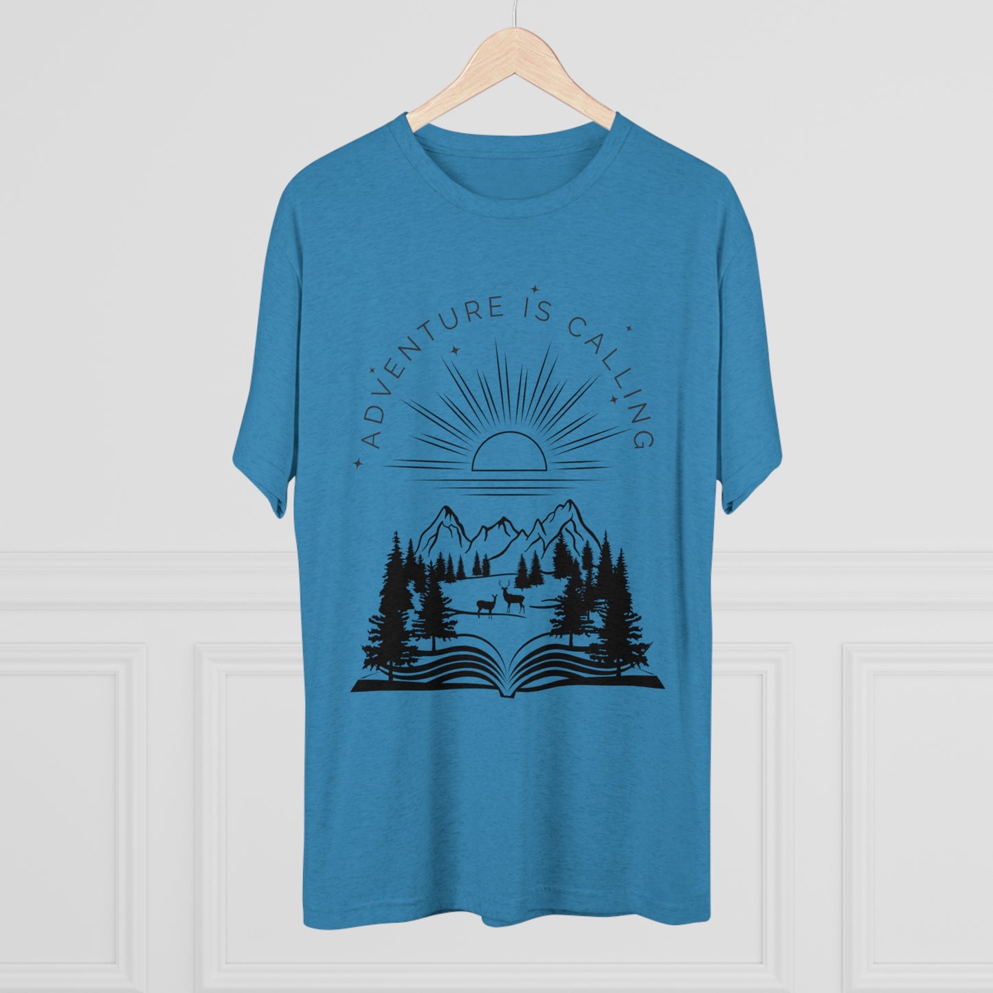 Adventure is Calling Tri-Blend Crew Tee