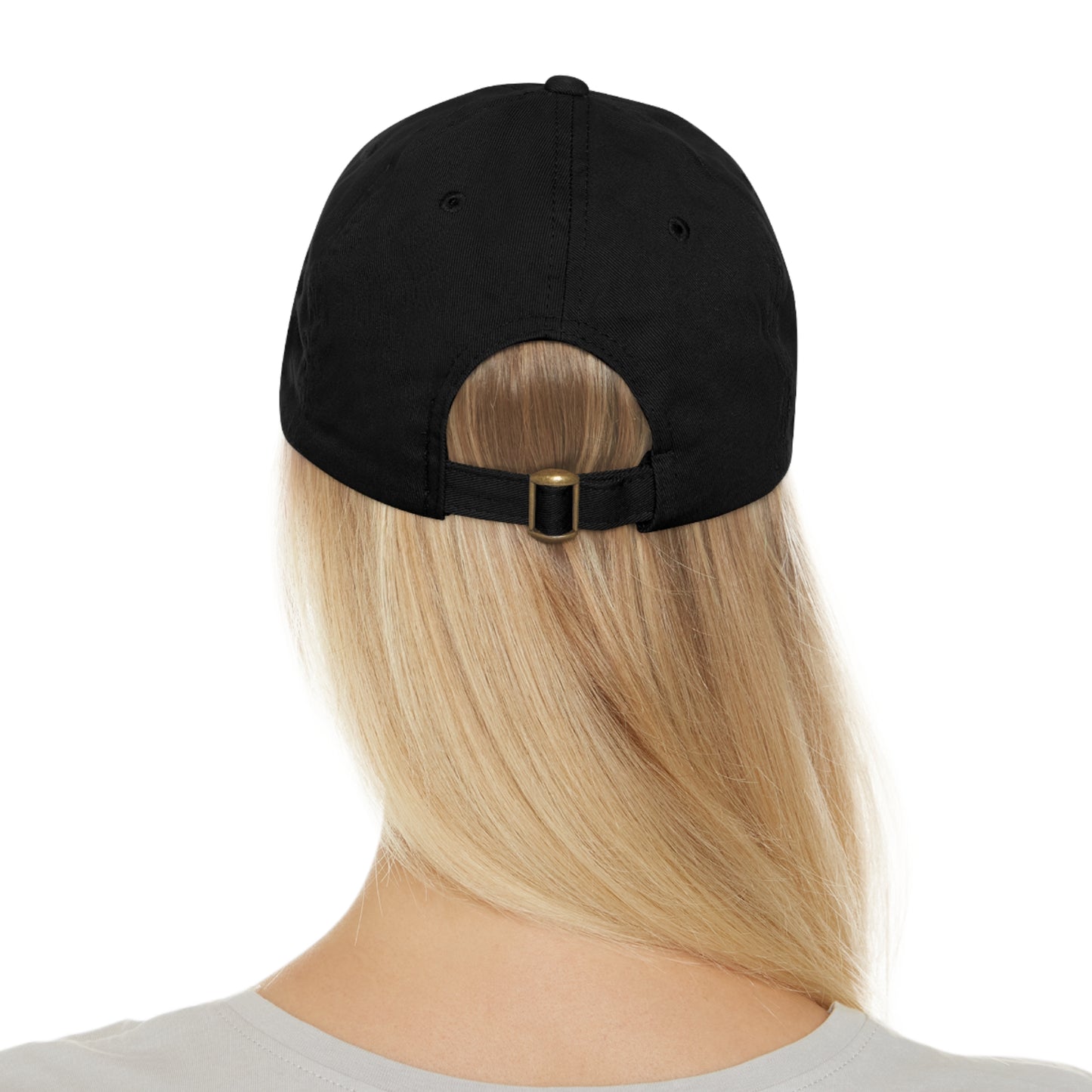 Gatherwood Adventures Dad Hat with Leather Patch (Round)