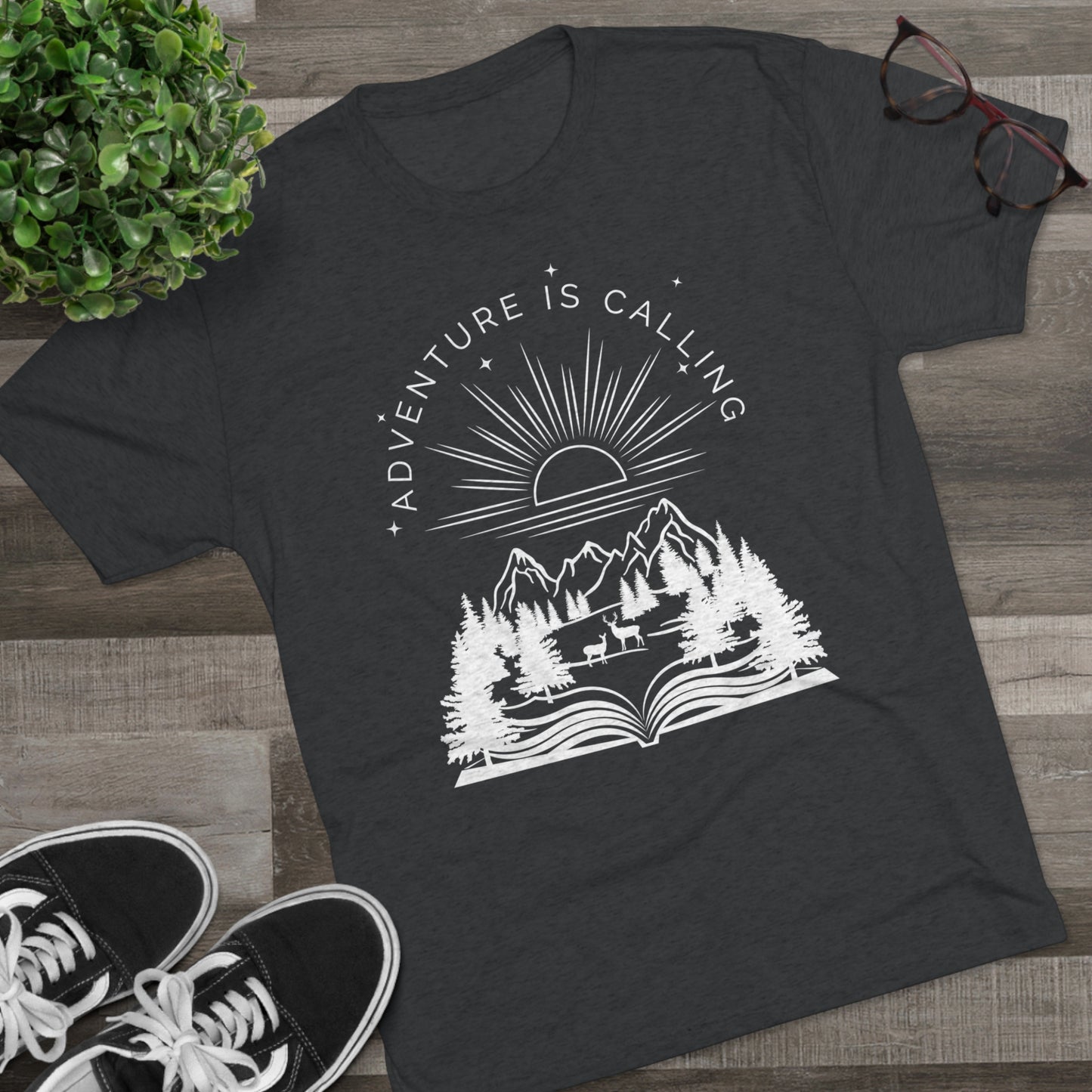 Adventure is Calling Tri-Blend Crew Tee