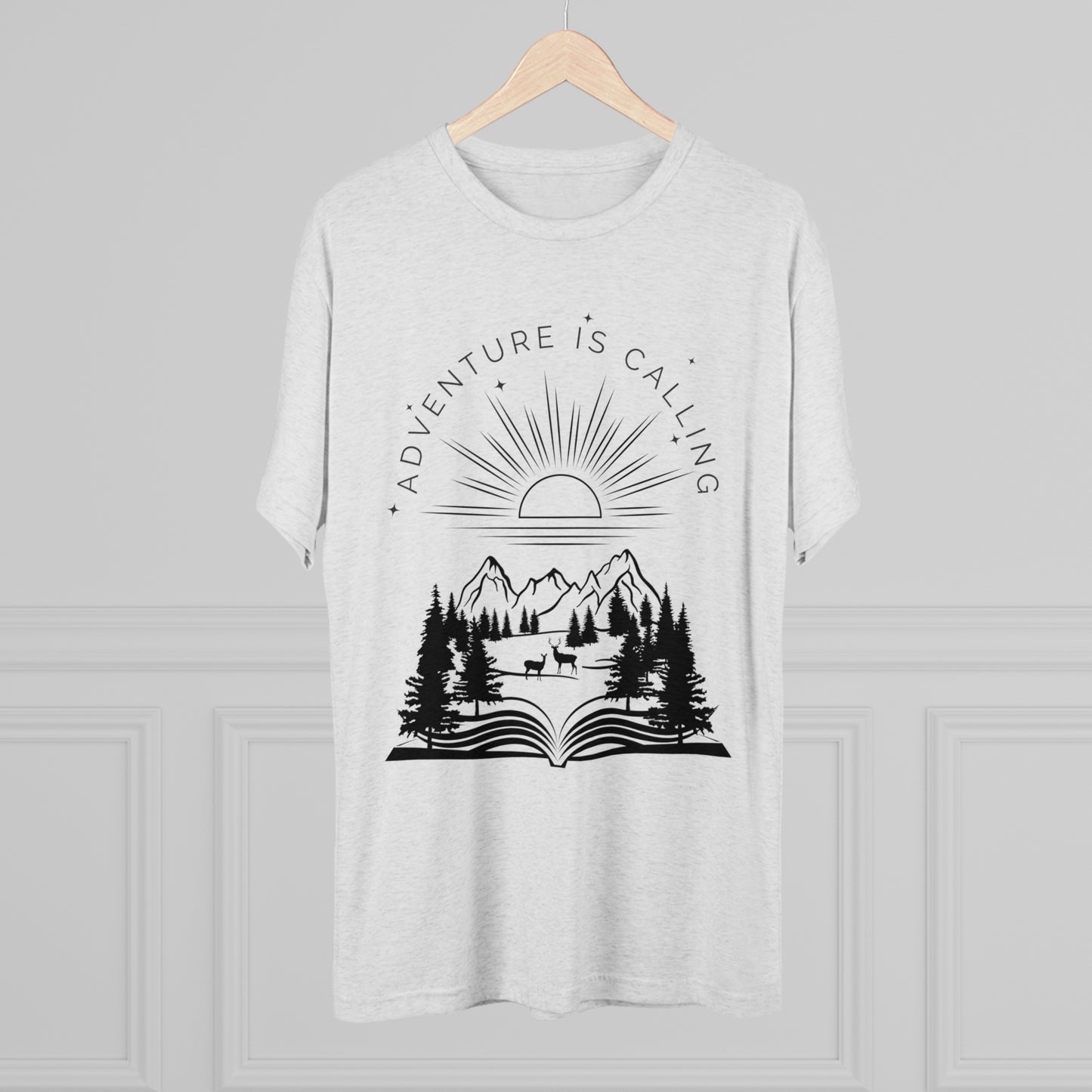Adventure is Calling Tri-Blend Crew Tee