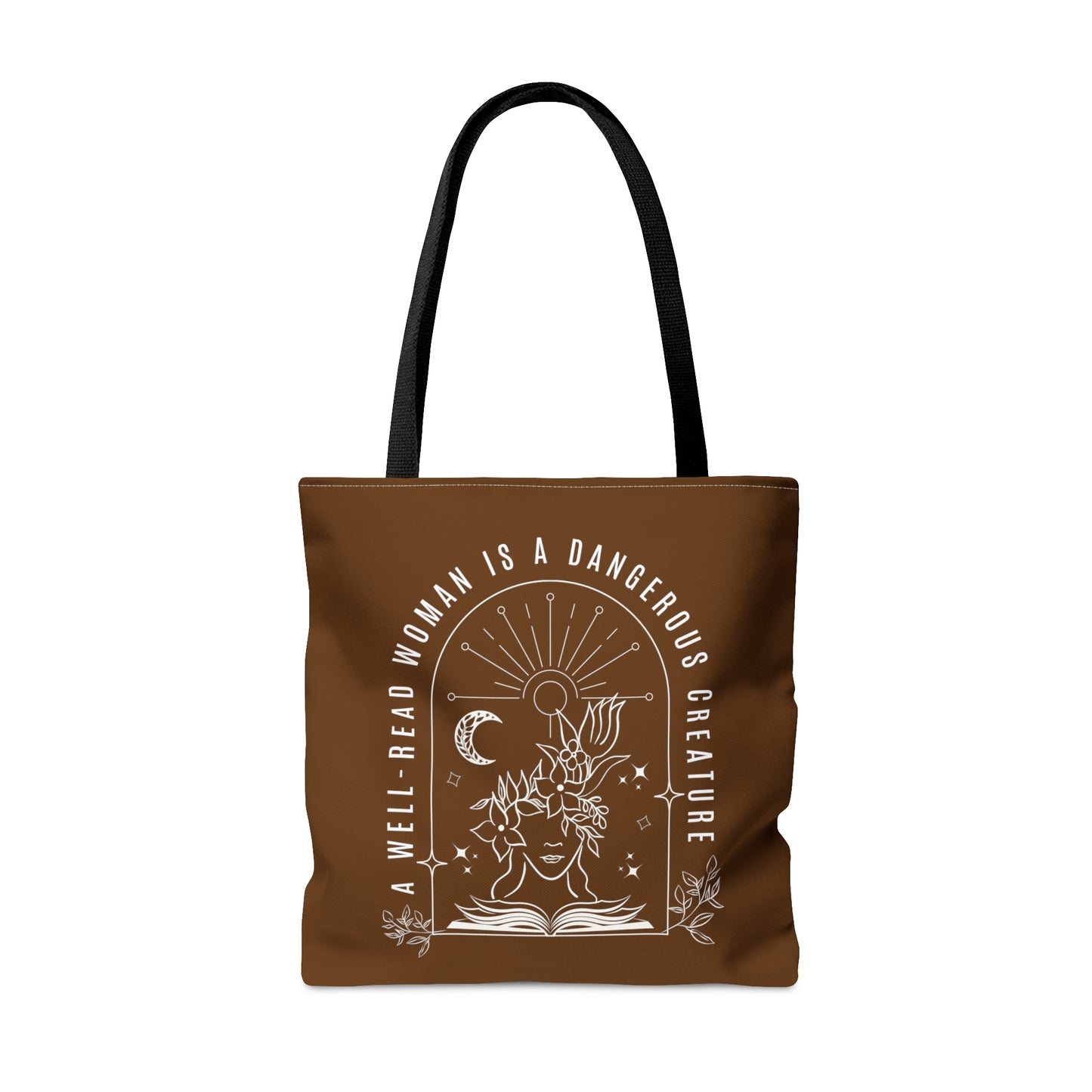 A Well-Read Woman is a Dangerous Creature LARGE Tote Bag