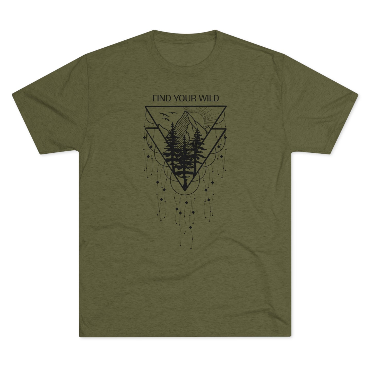Find Your Wild Unisex Tri-Blend Crew Tee