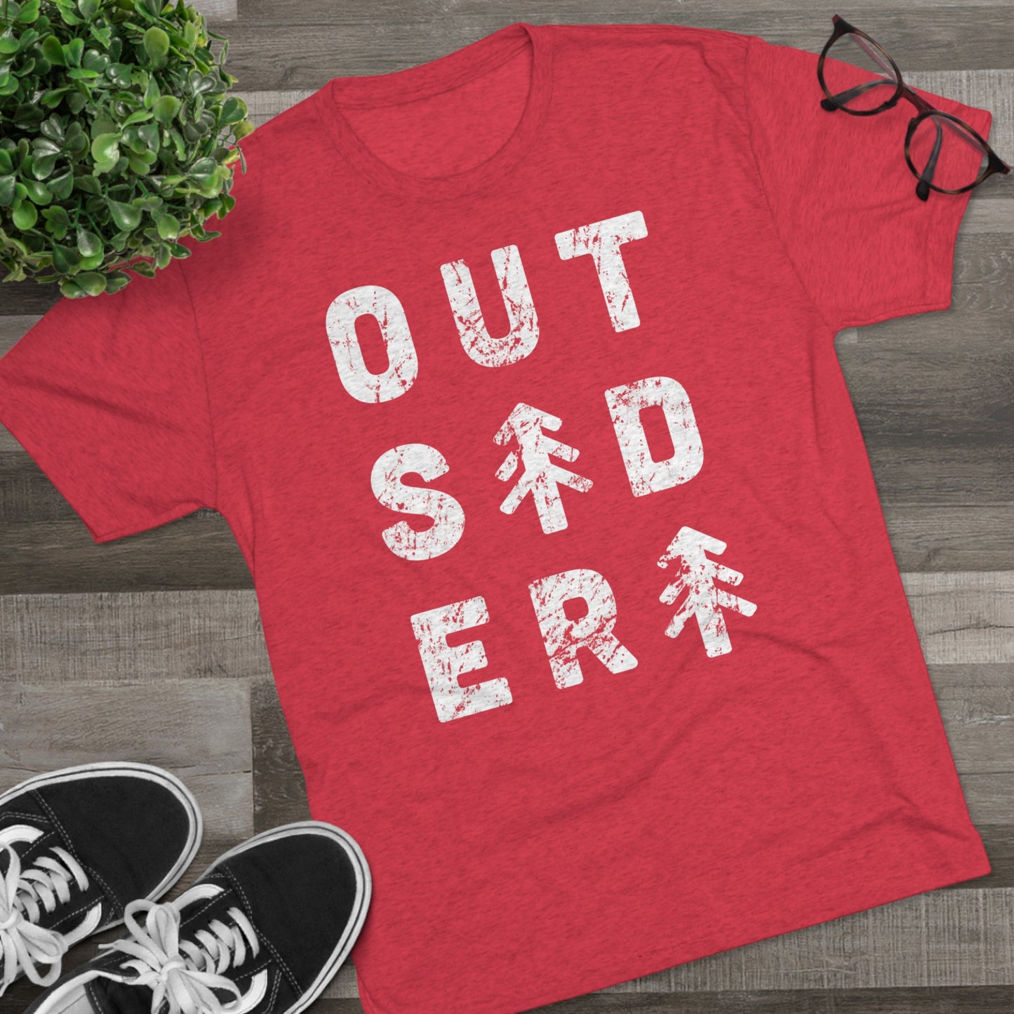 OUTSIDER Tri-Blend Crew Tee