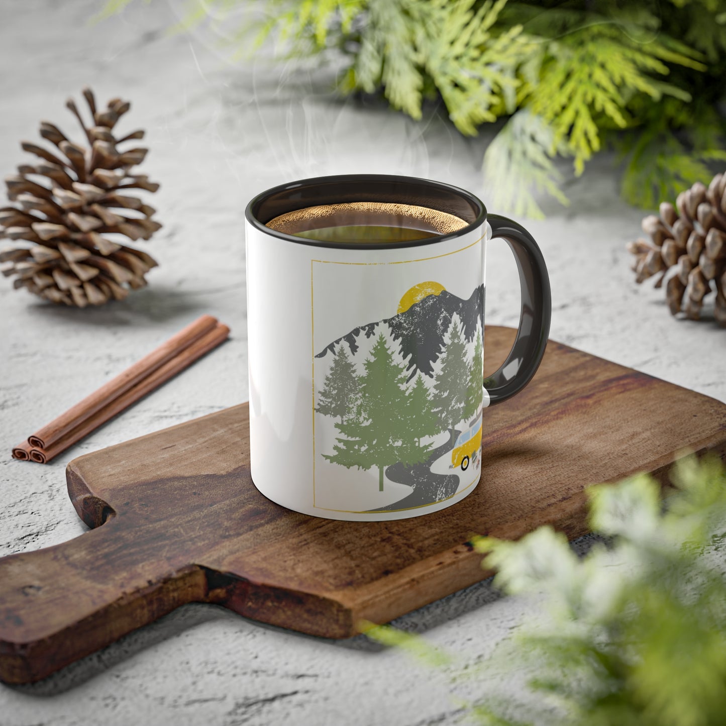 In a Van Down By the River Mug, 11oz