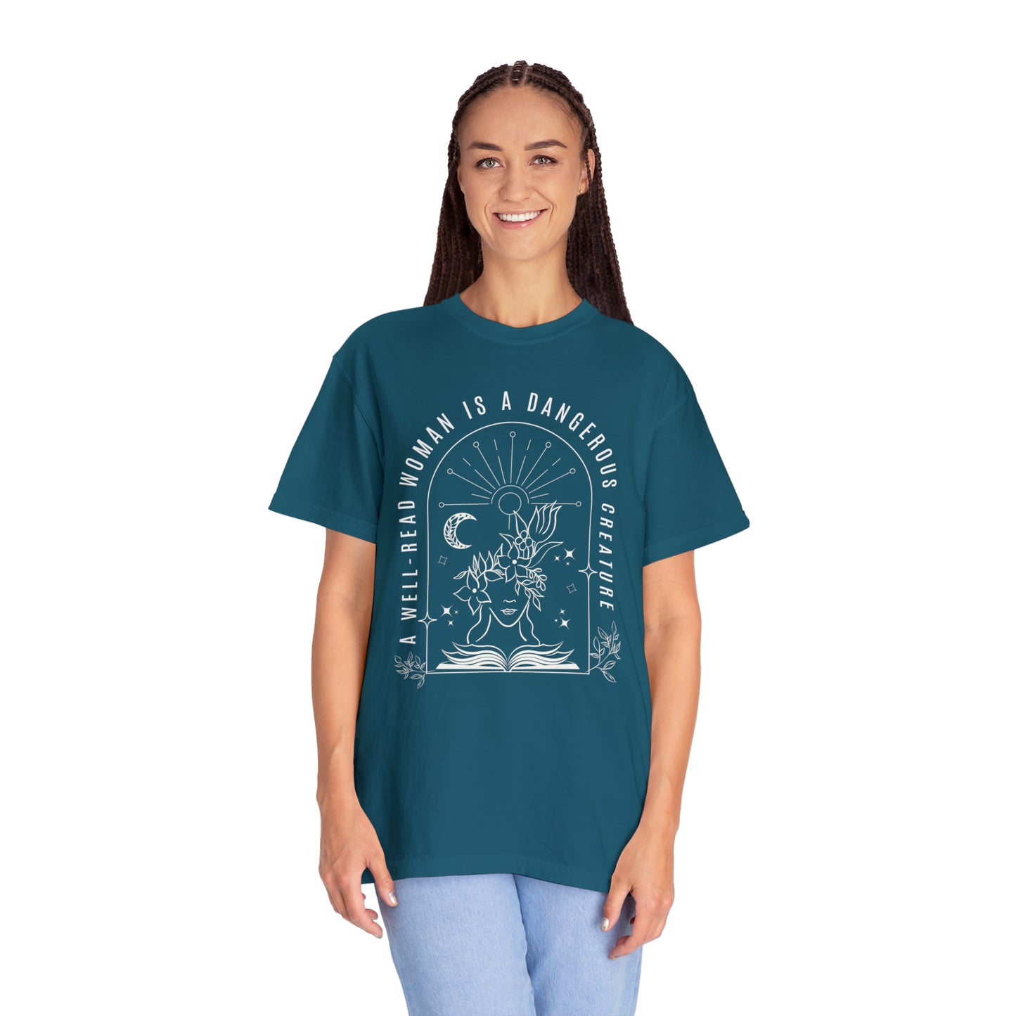 A Well-Read Woman is a Dangerous Creature Comfort Colors Garment-Dyed T-shirt