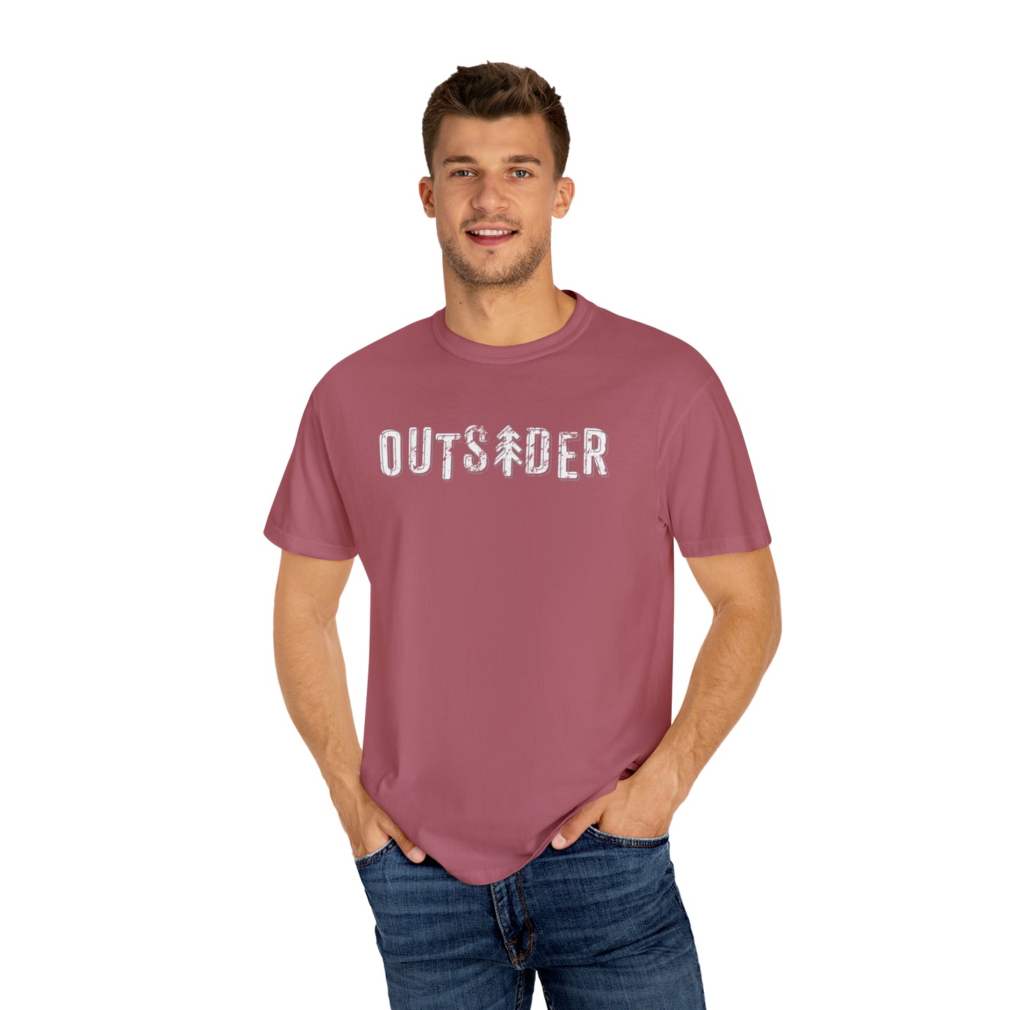 Outsider with Pine Tree Comfort Colors Unisex T-shirt